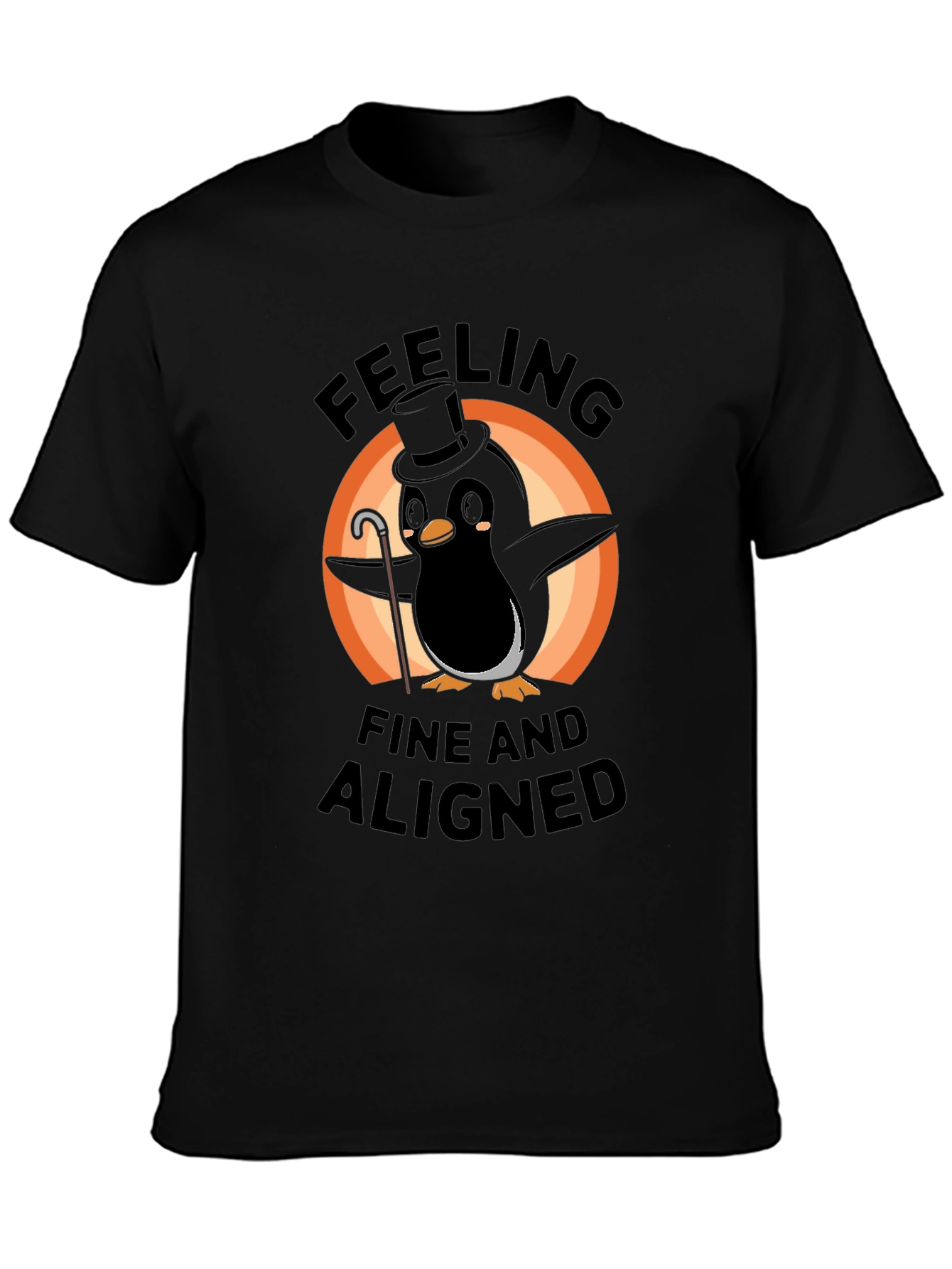 Feeling Fine Penguin T-Shirt