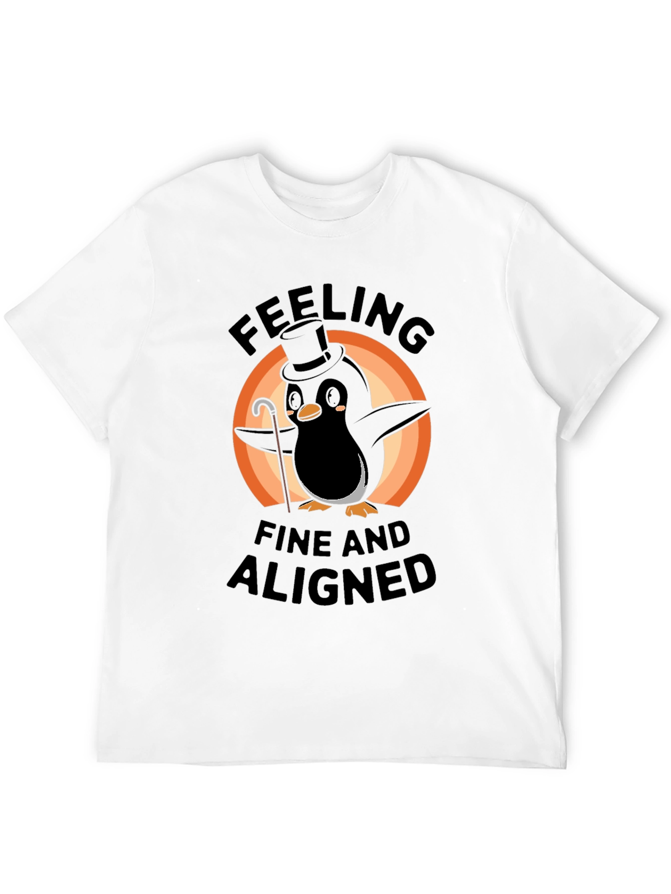 Feeling Fine Penguin T-Shirt