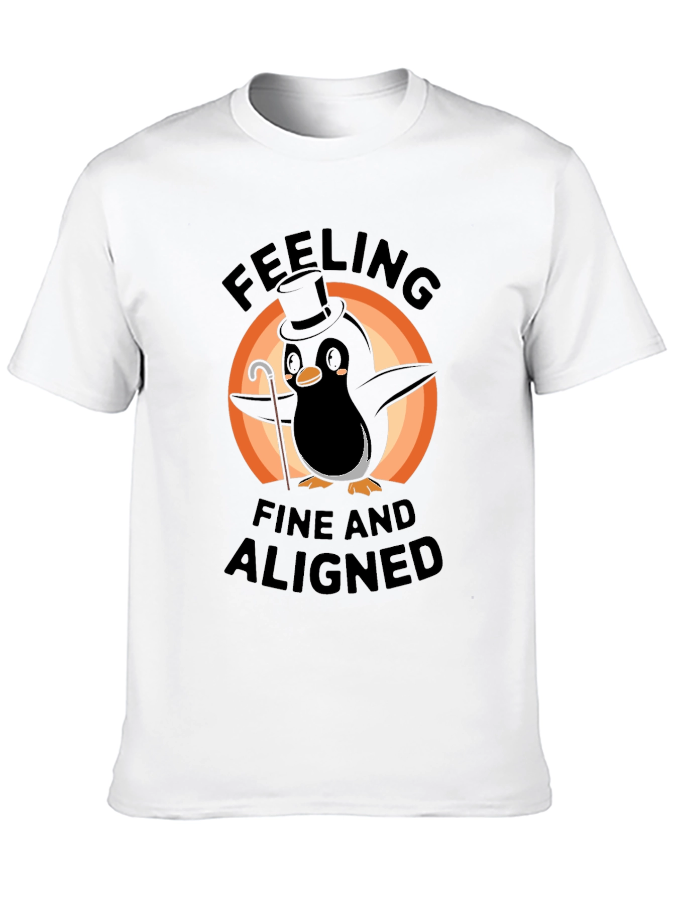 Feeling Fine Penguin T-Shirt