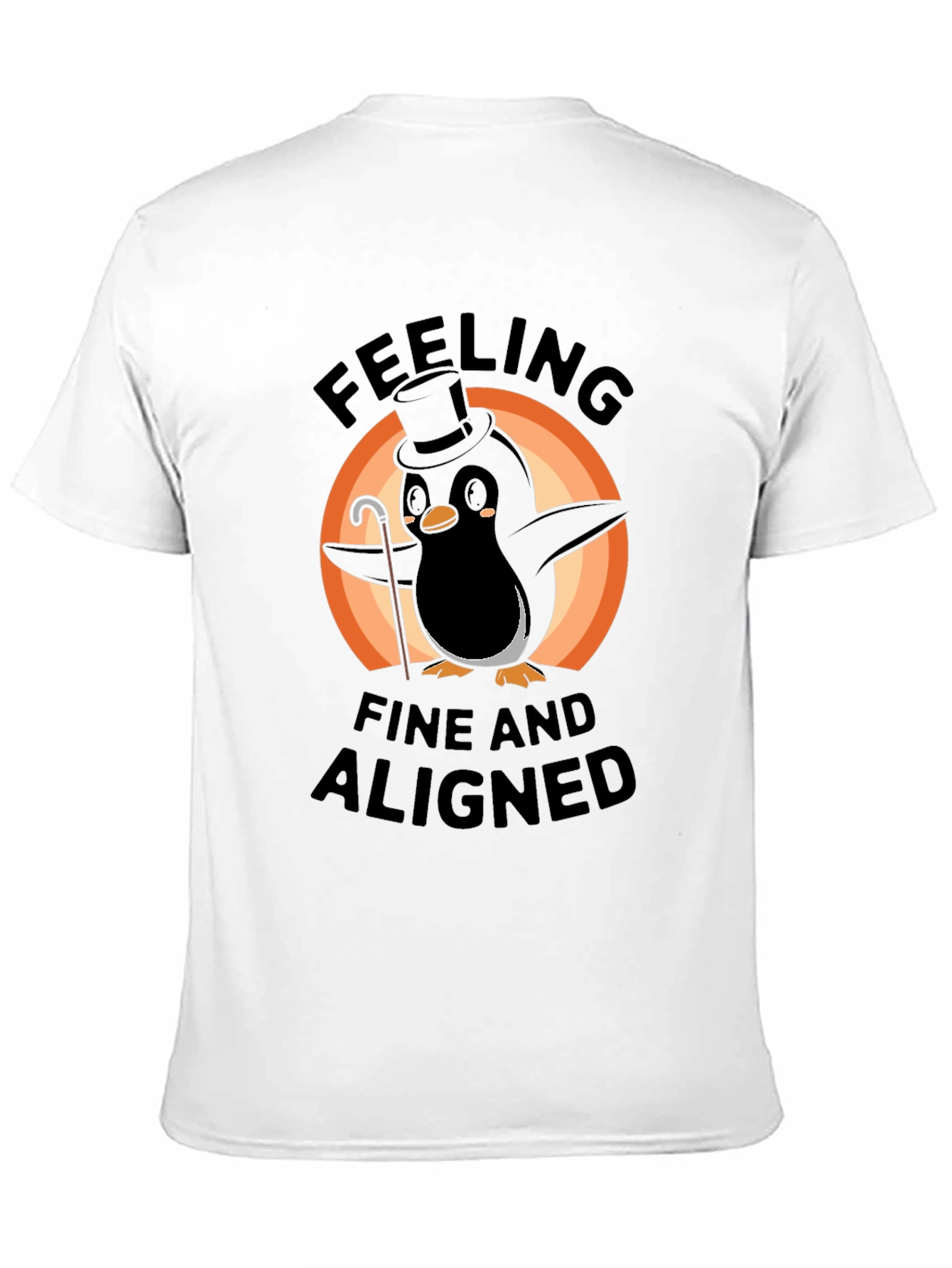 Feeling Fine Penguin T-Shirt