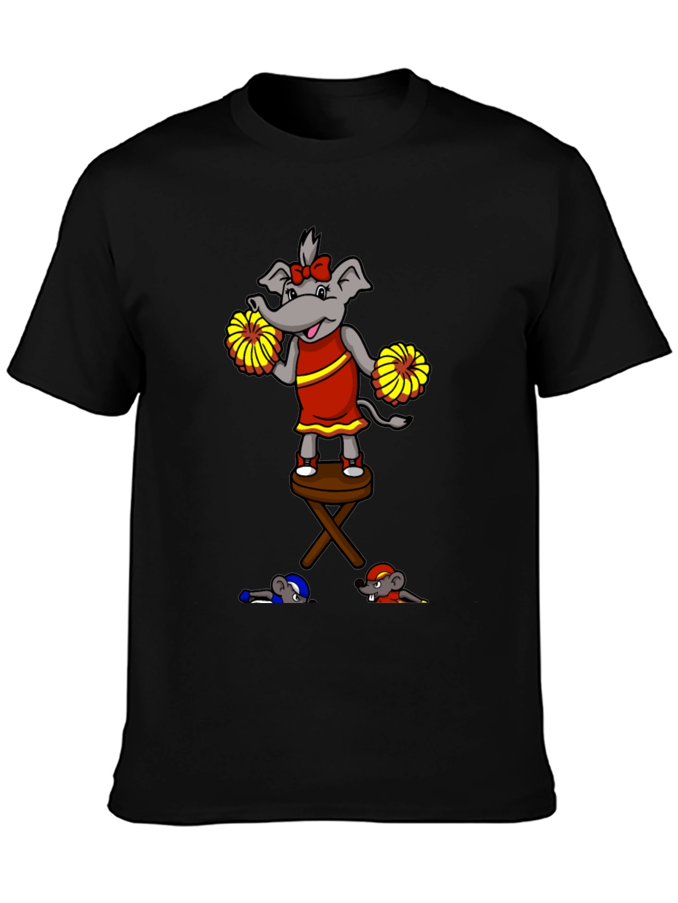 Funny Elephant Cheerleader T-Shirt