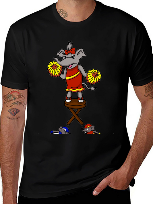 Funny Elephant Cheerleader T-Shirt