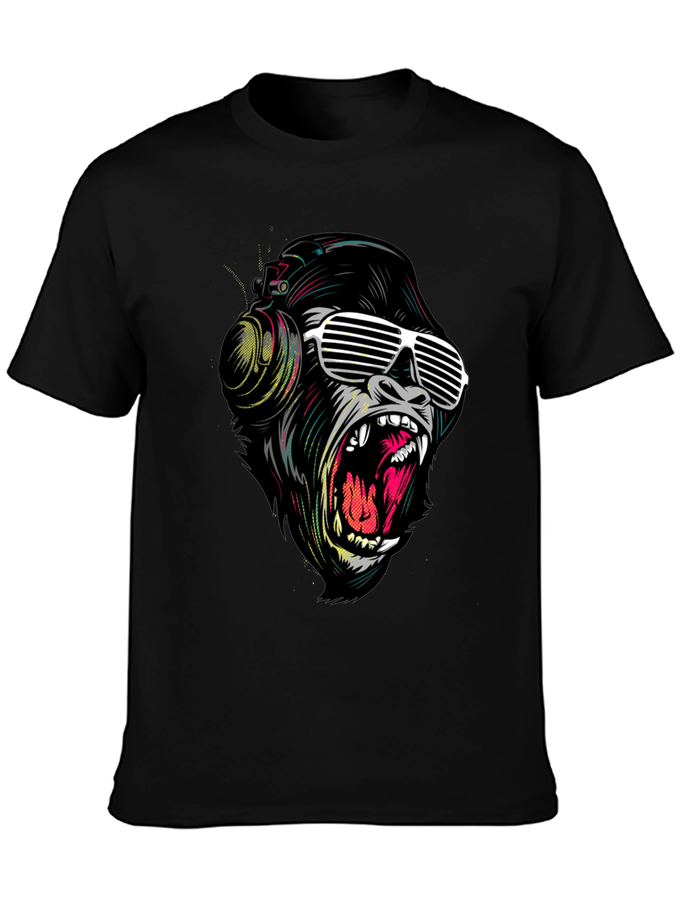 Cool Gorilla Graphic Tee - Black T-Shirt
