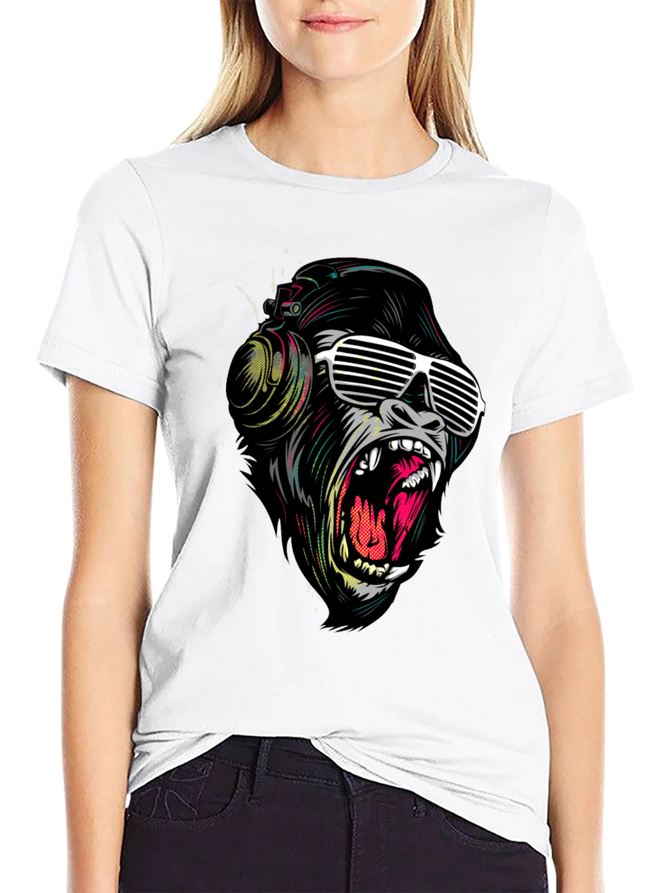 Cool Gorilla Graphic Tee - Black T-Shirt
