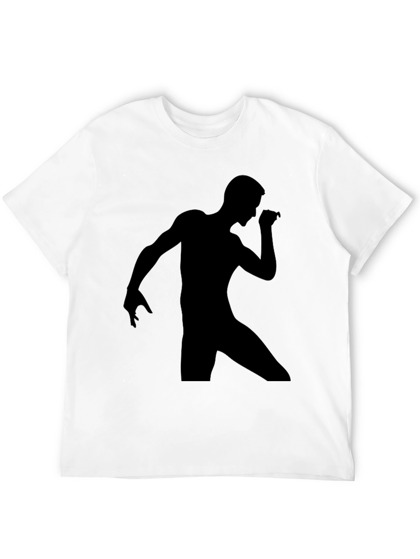 Mens Black Graphic Tee - Dancing Silhouette