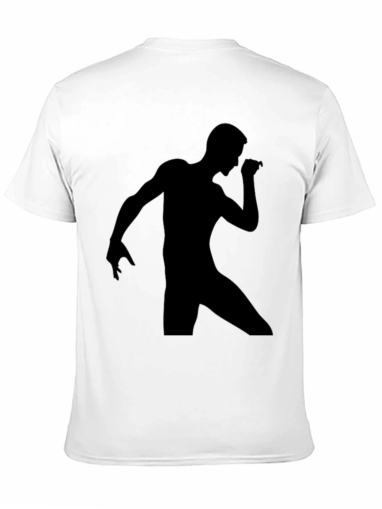 Mens Black Graphic Tee - Dancing Silhouette