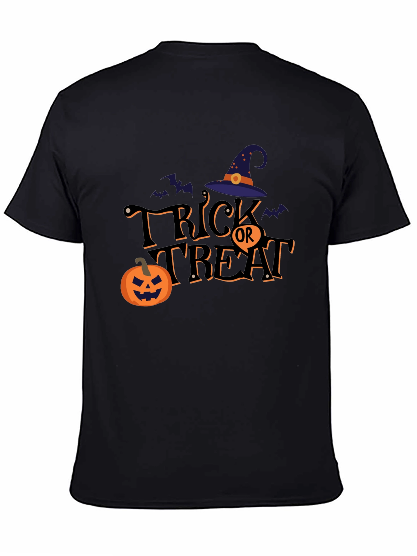 Halloween Trick or Treat Graphic Tee Shirt