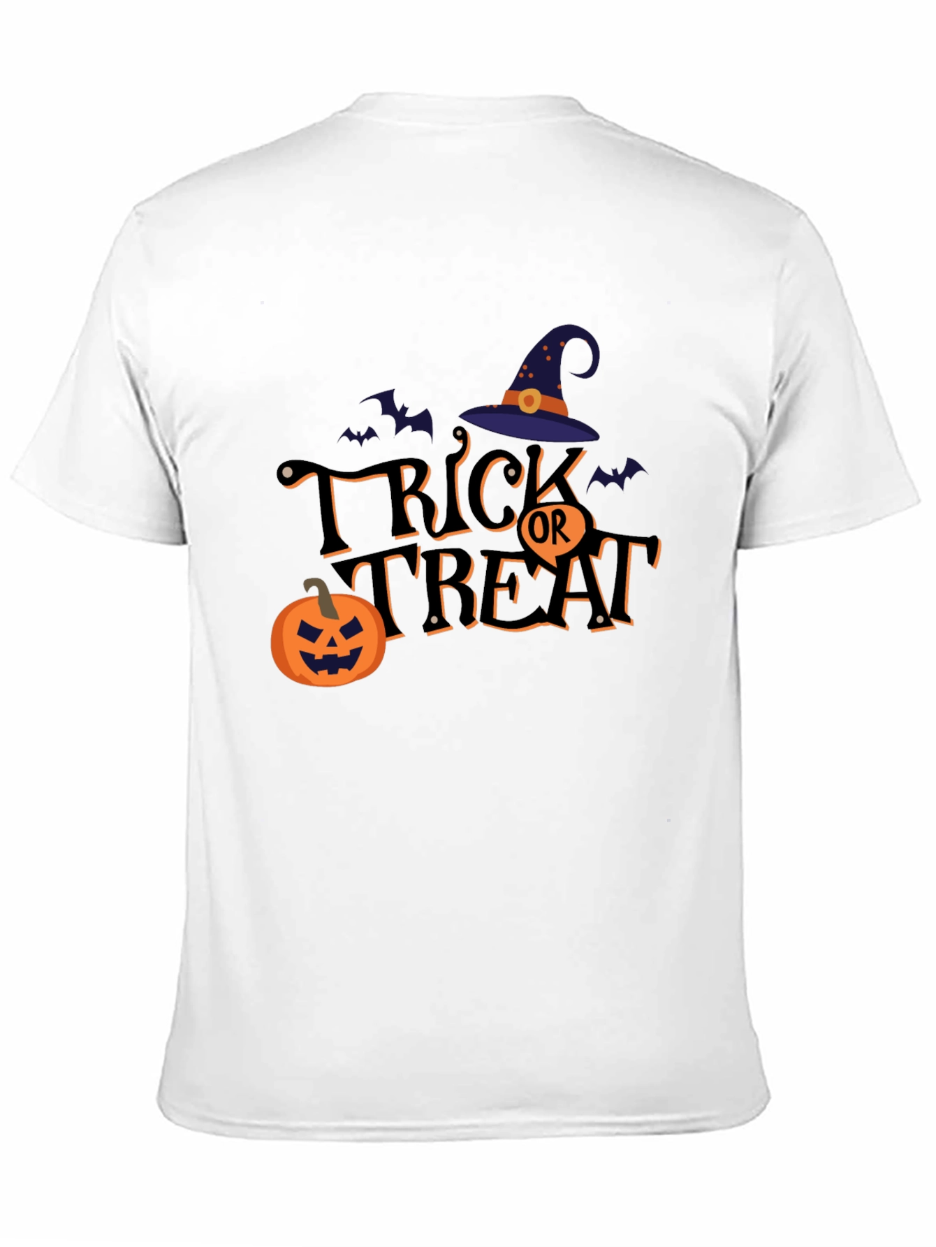 Halloween Trick or Treat Graphic Tee Shirt