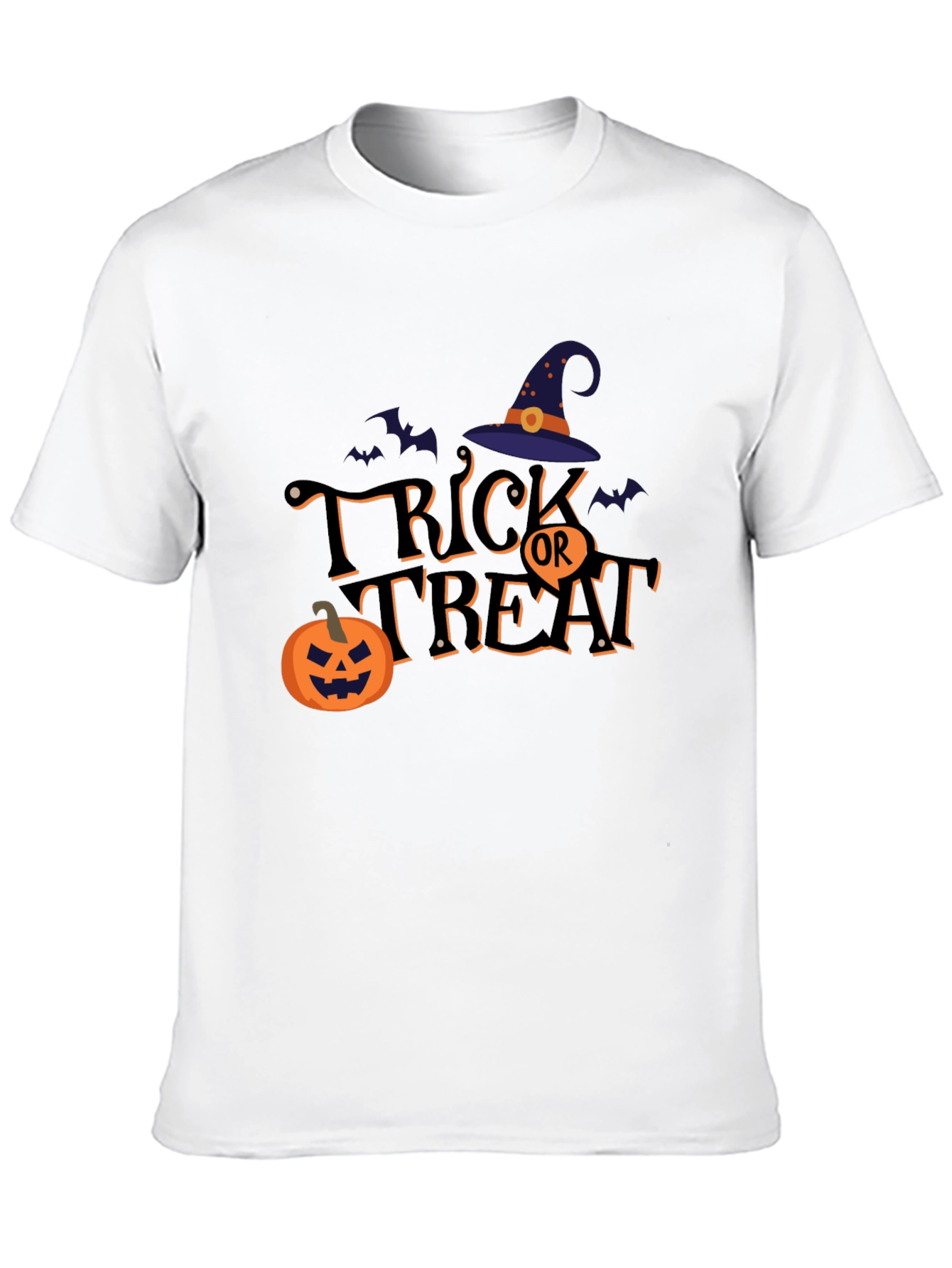 Halloween Trick or Treat Graphic Tee Shirt