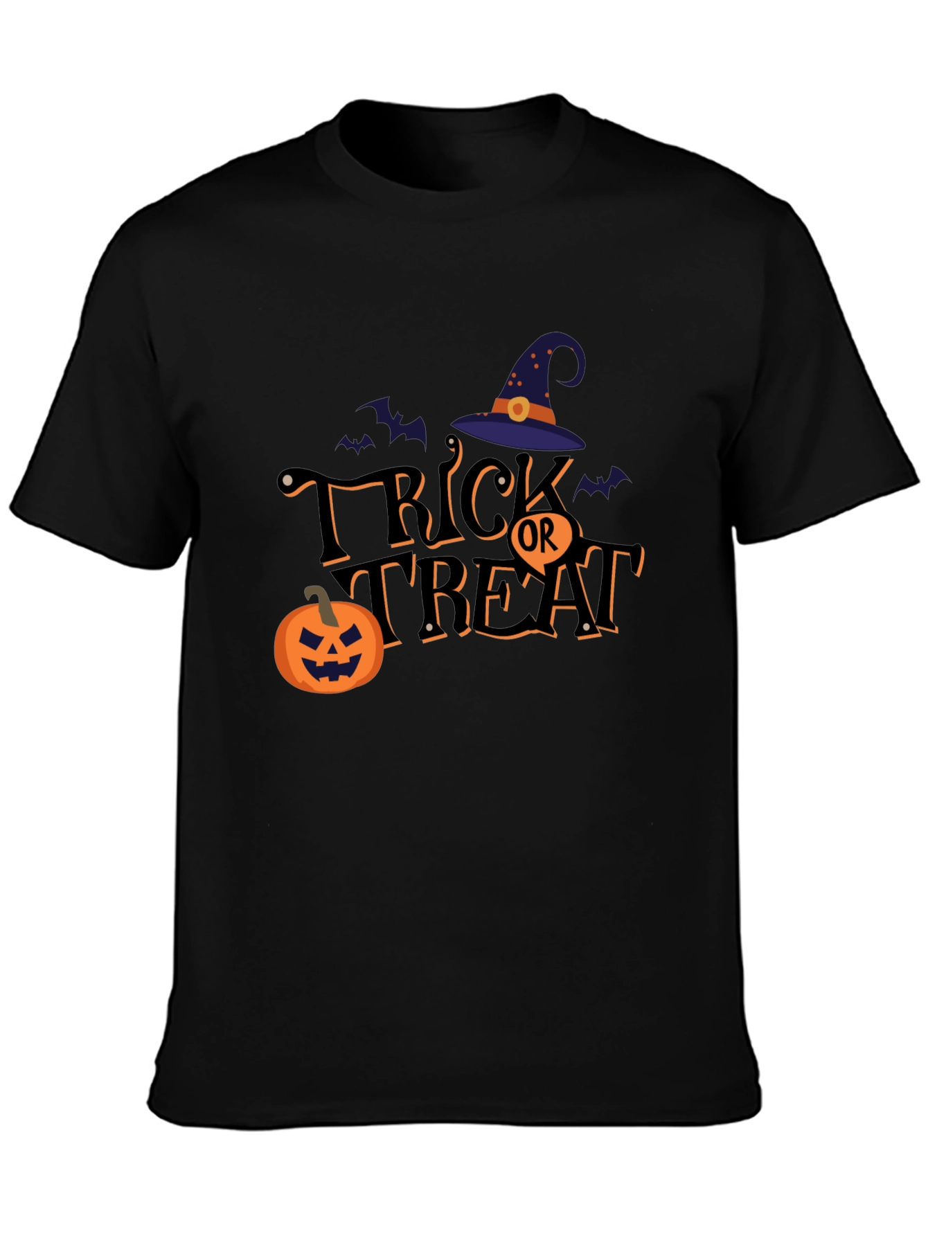 Halloween Trick or Treat Graphic Tee Shirt