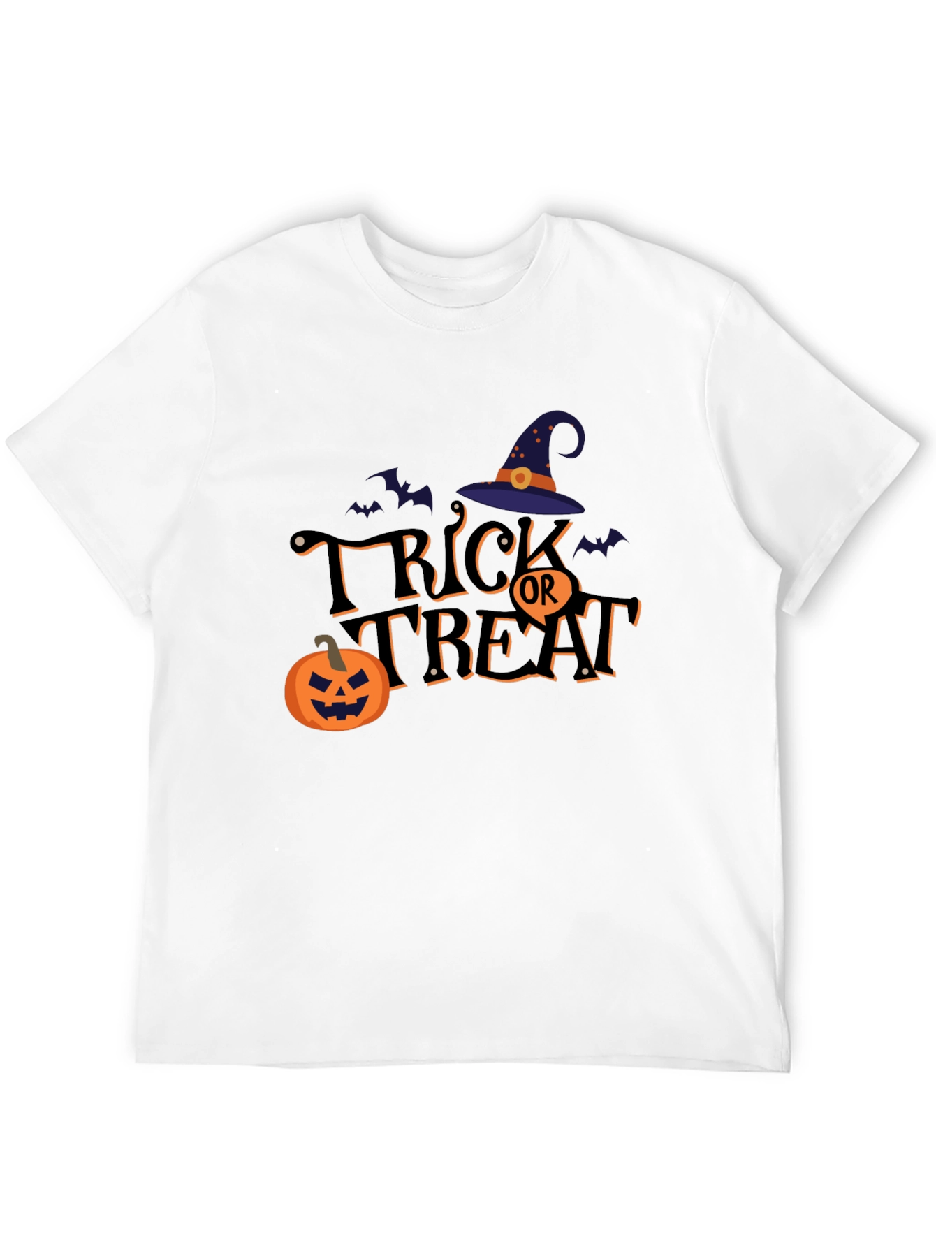 Halloween Trick or Treat Graphic Tee Shirt