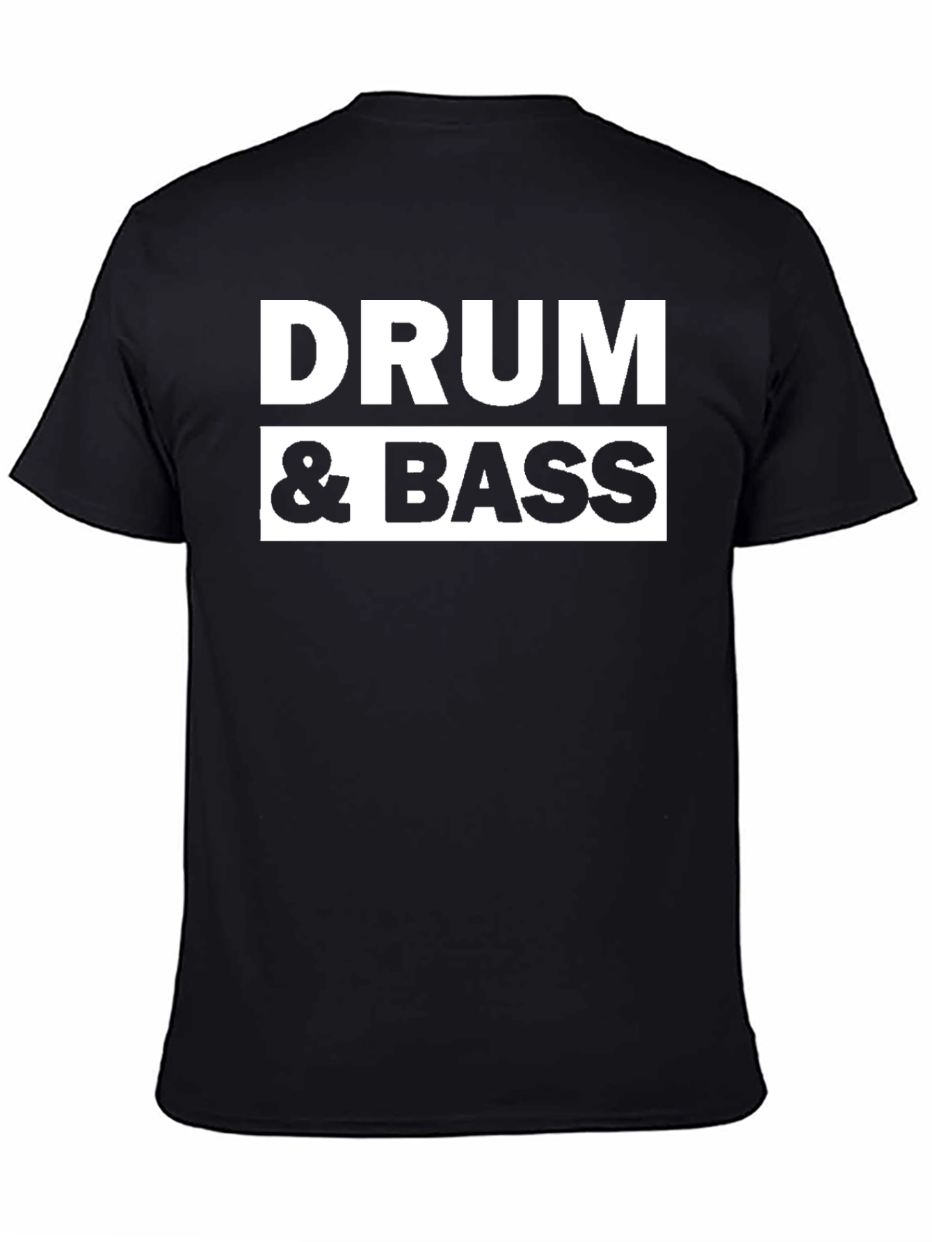 Drum & Bass Black Graphic Tee