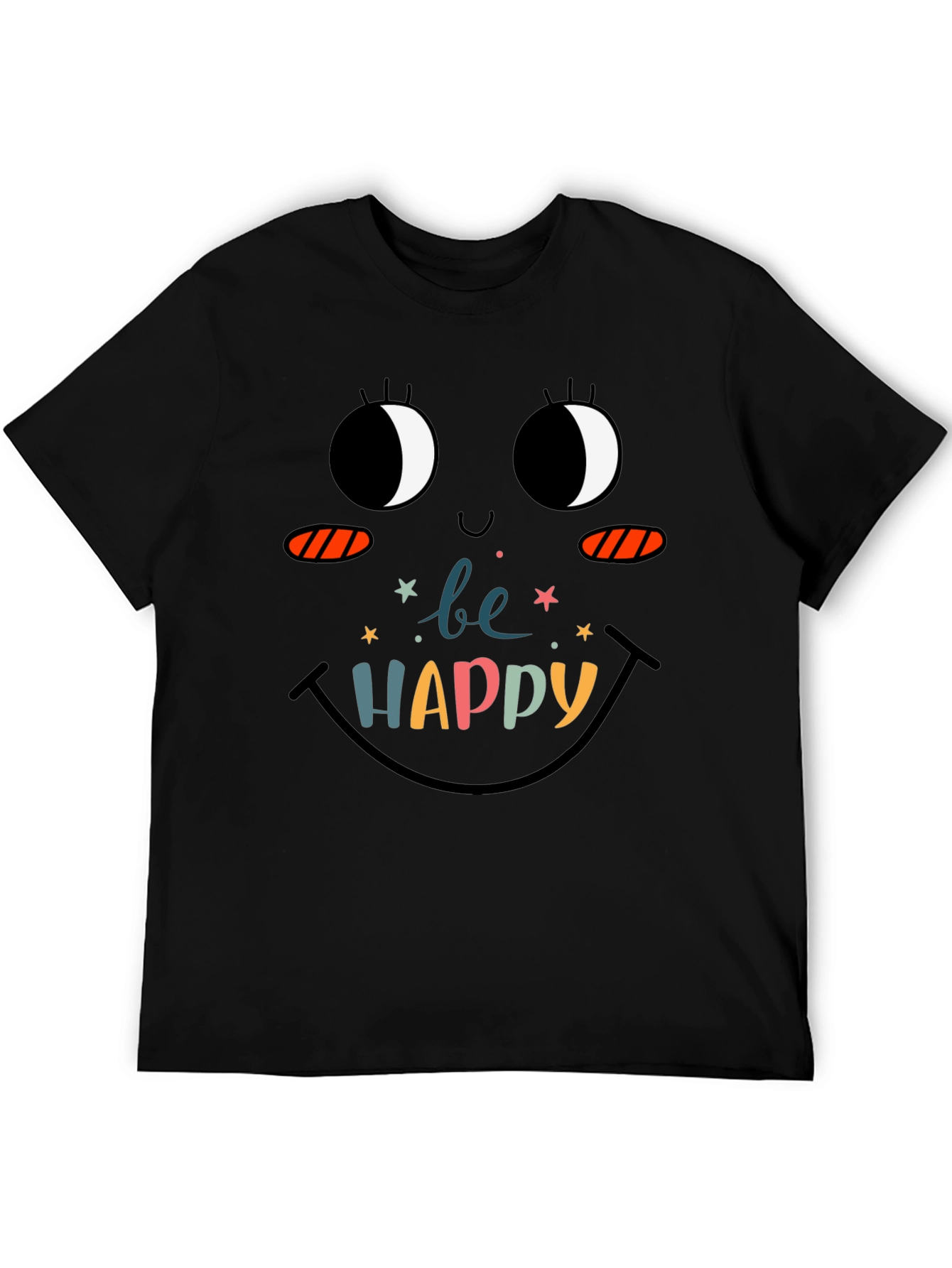 Be Happy Graphic Tee - Fun & Stylish