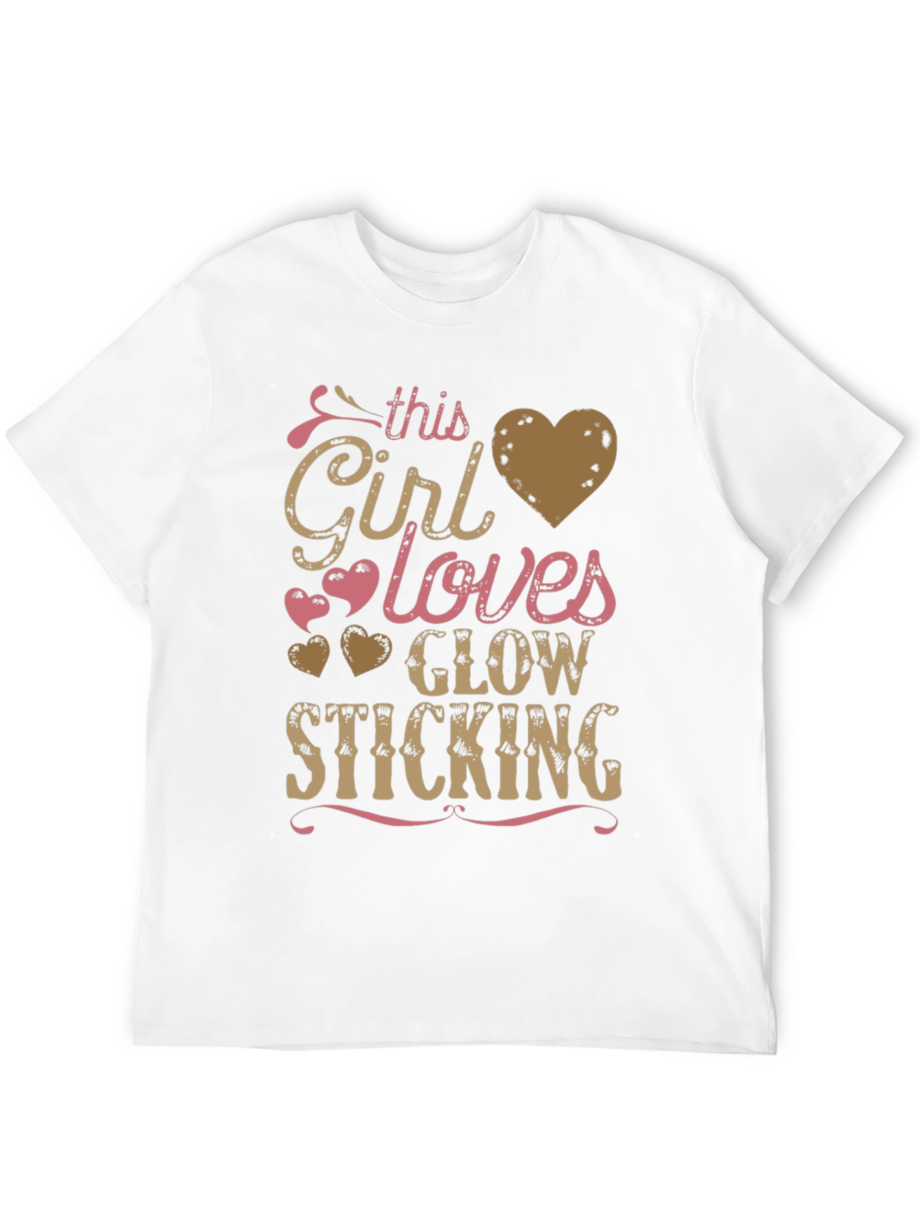This Girl Loves Glow Sticking Graphic Tee