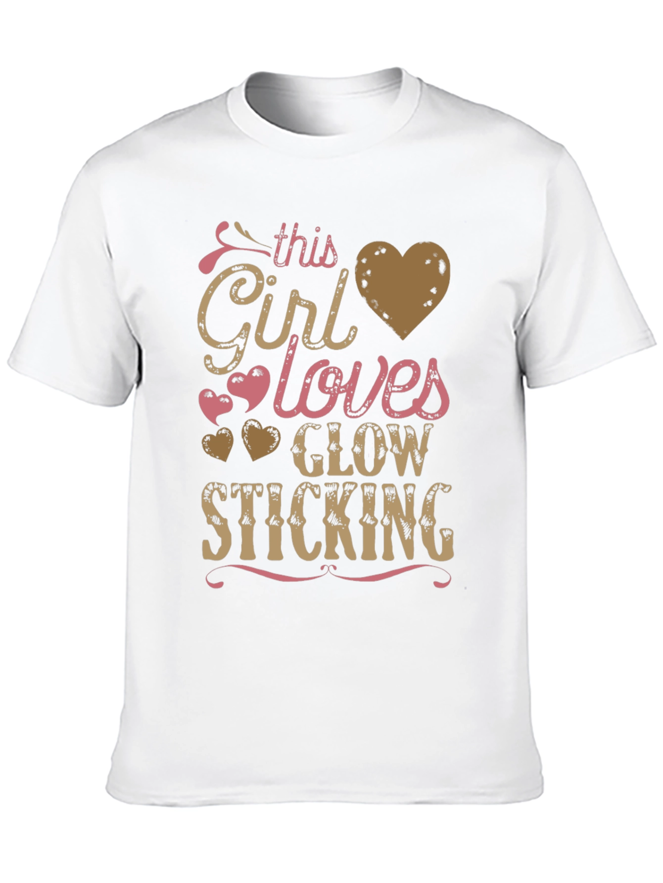 This Girl Loves Glow Sticking Graphic Tee