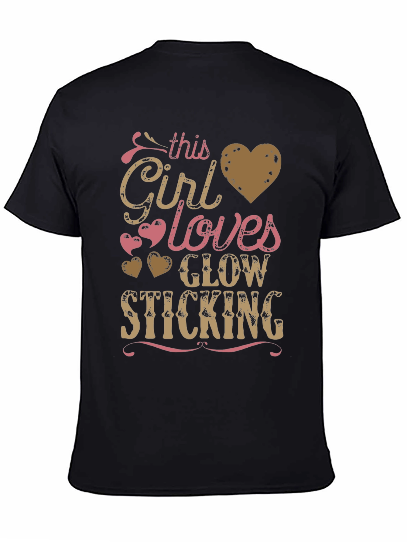 This Girl Loves Glow Sticking Graphic Tee