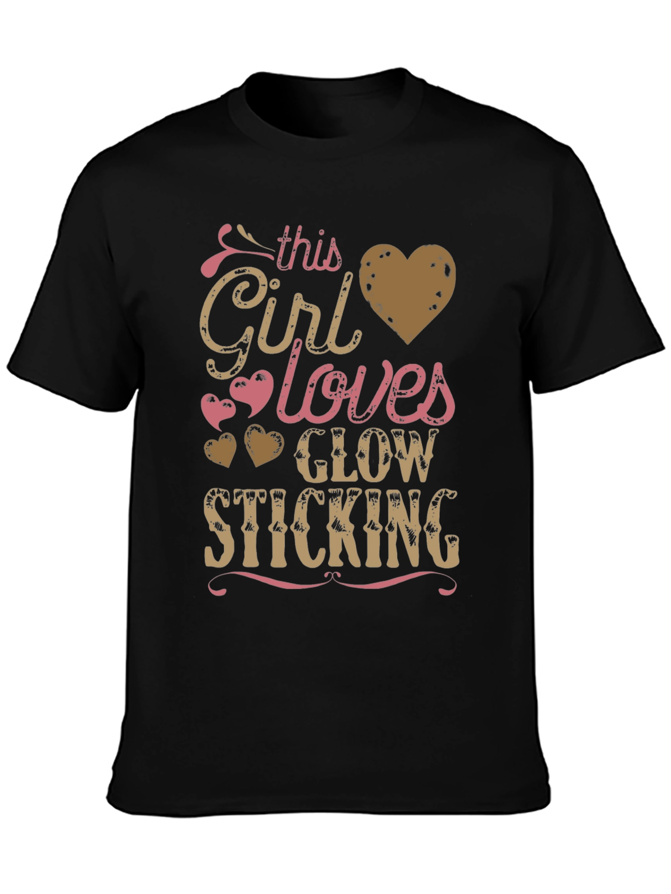 This Girl Loves Glow Sticking Graphic Tee