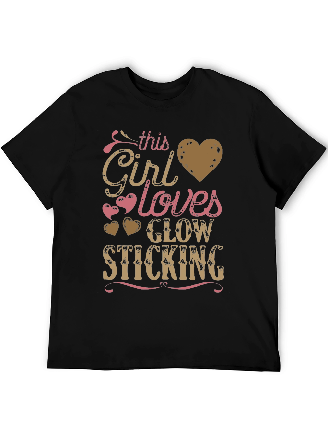 This Girl Loves Glow Sticking Graphic Tee
