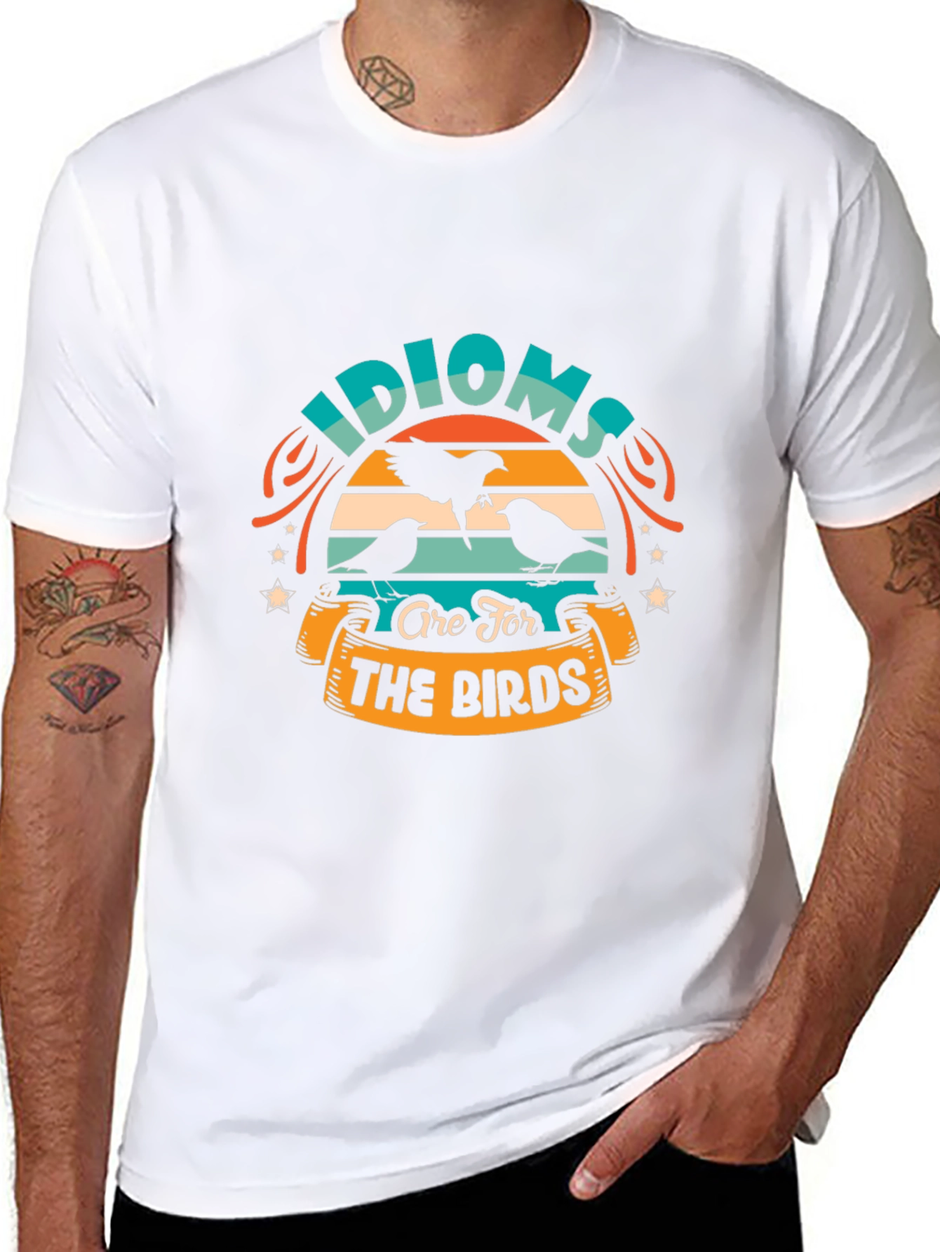 Idioms Are For The Birds Graphic T-Shirt