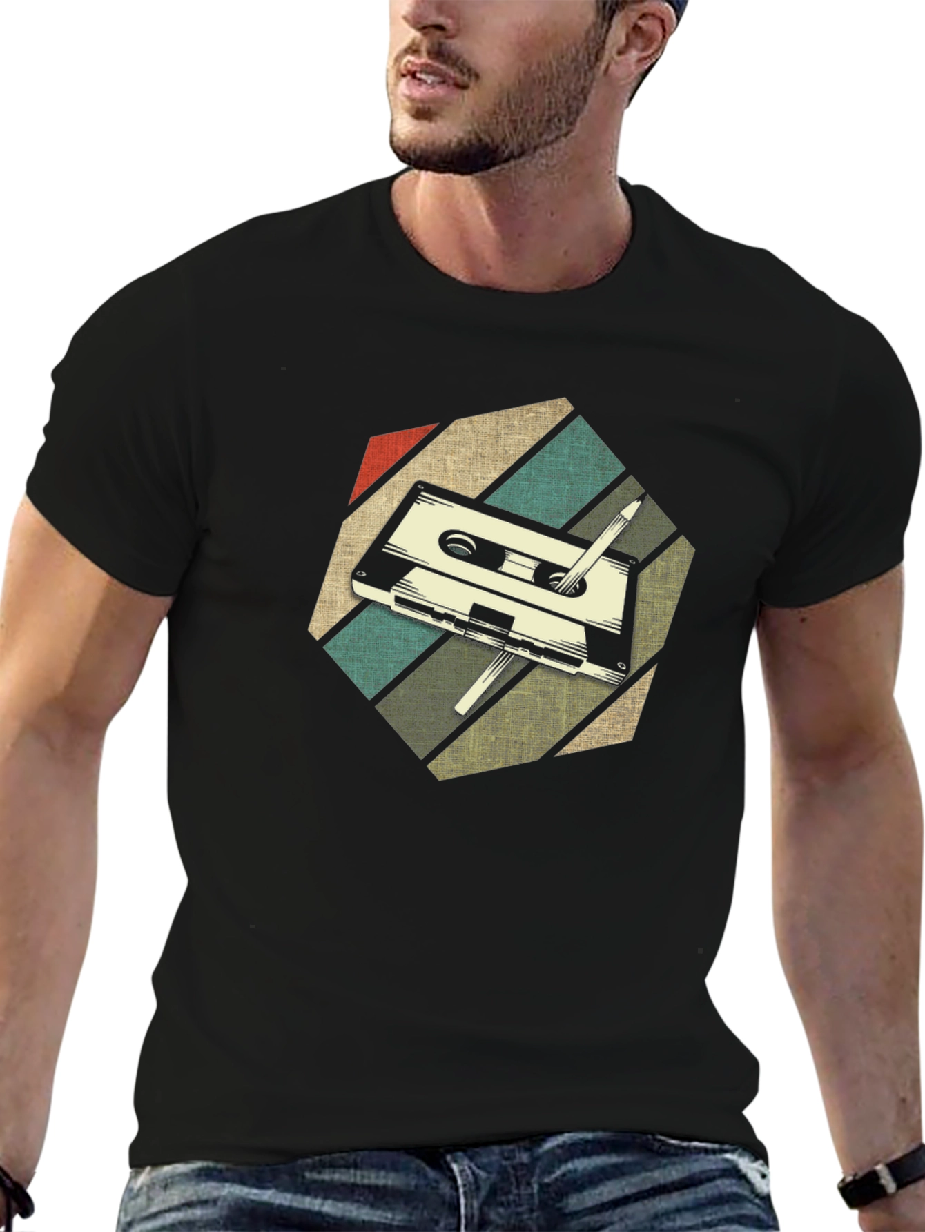 Retro Cassette Tape Graphic Tee