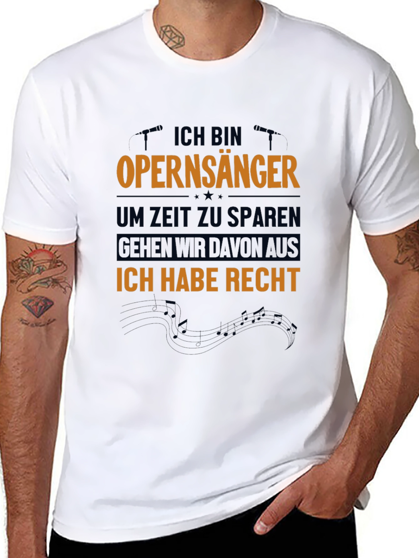 Opera Singer T-Shirt - German Humor