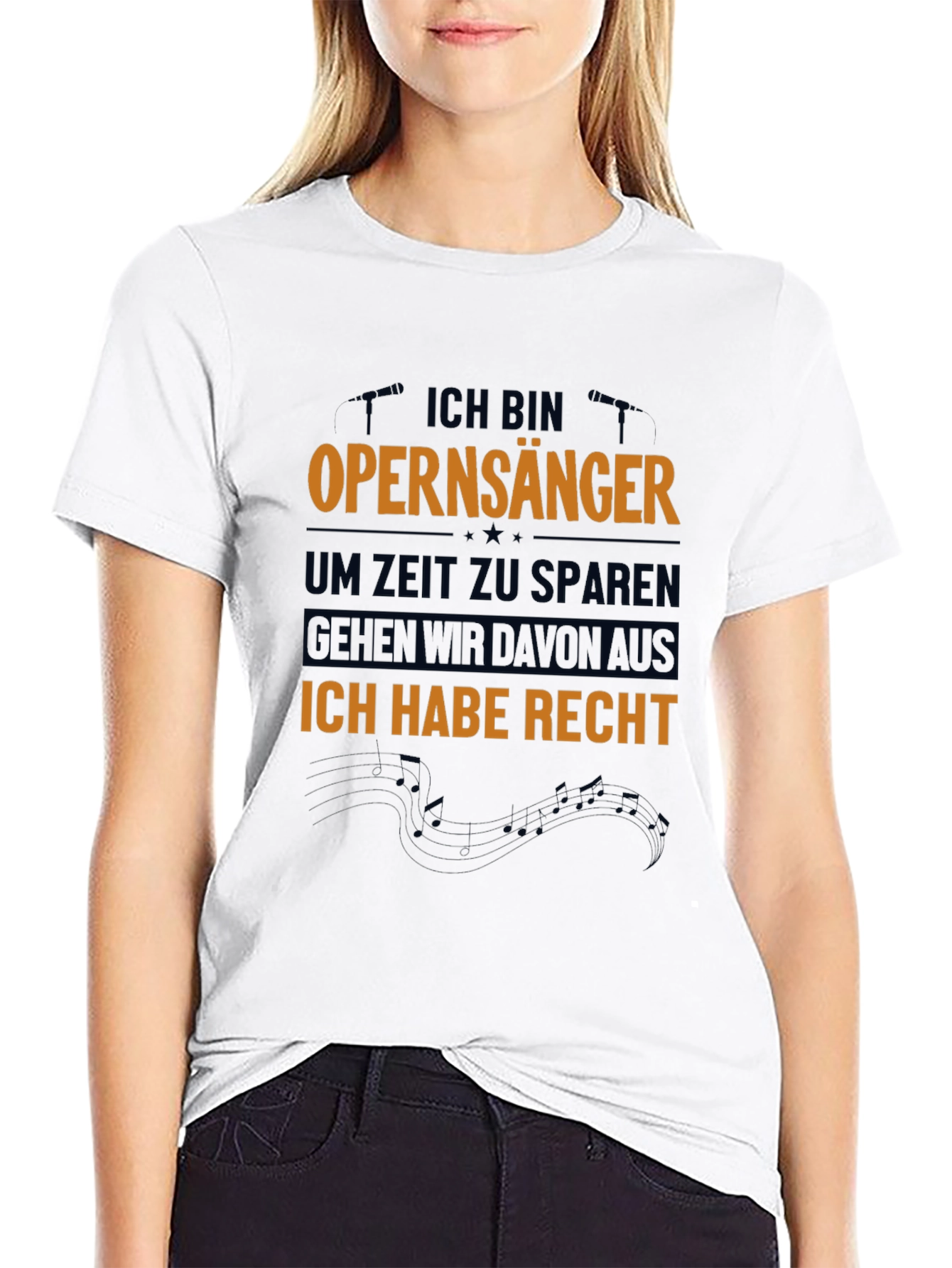 Opera Singer T-Shirt - German Humor