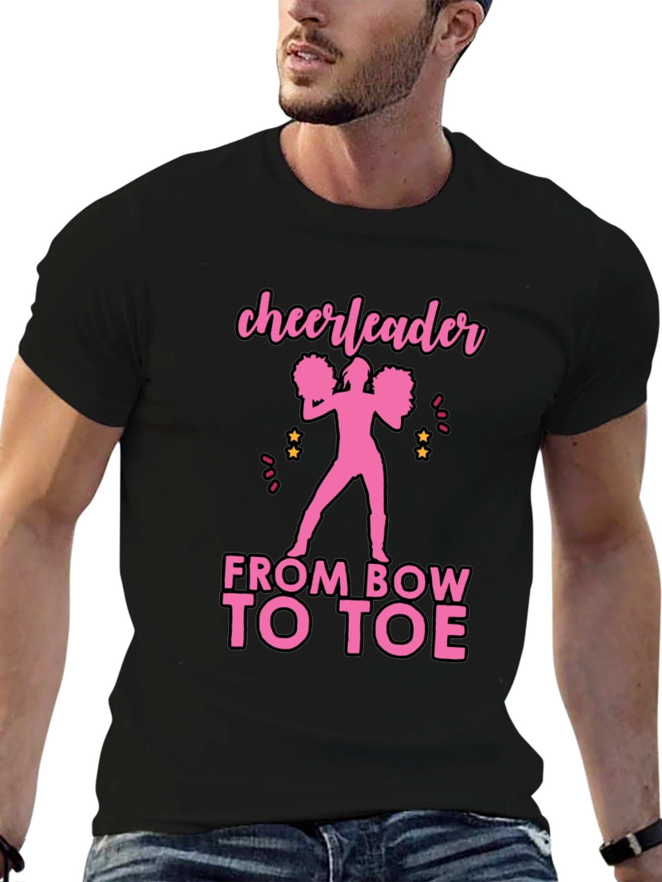 Cheerleader From Bow to Toe T-Shirt