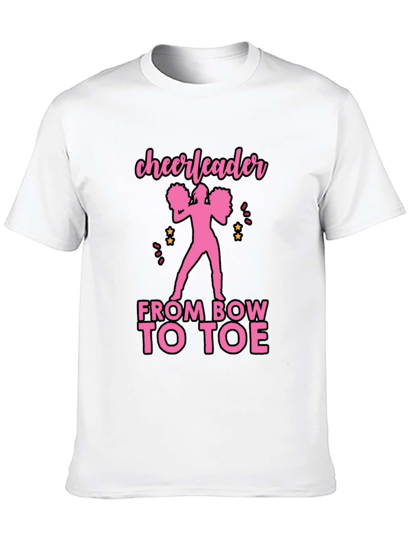 Cheerleader From Bow to Toe T-Shirt