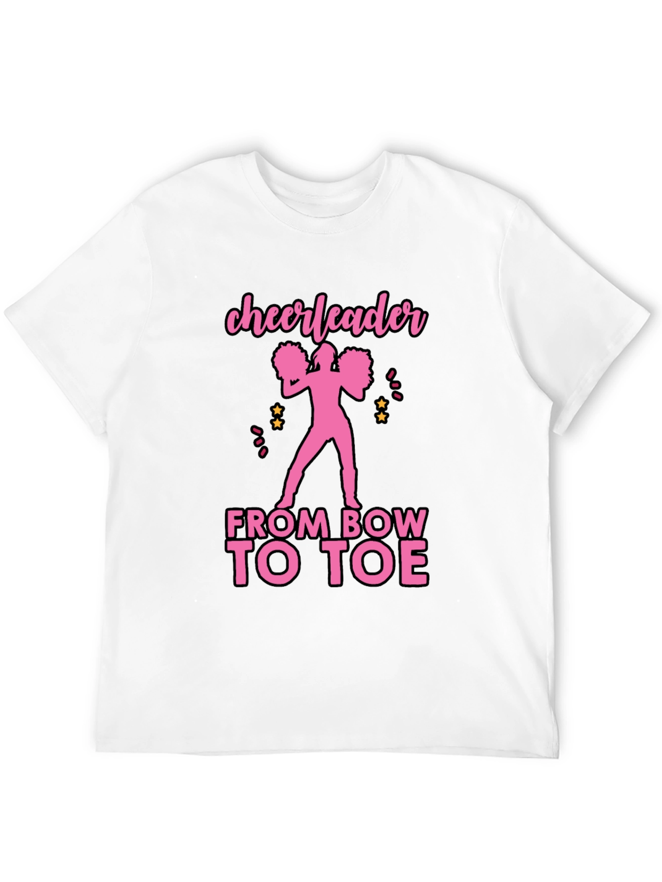 Cheerleader From Bow to Toe T-Shirt