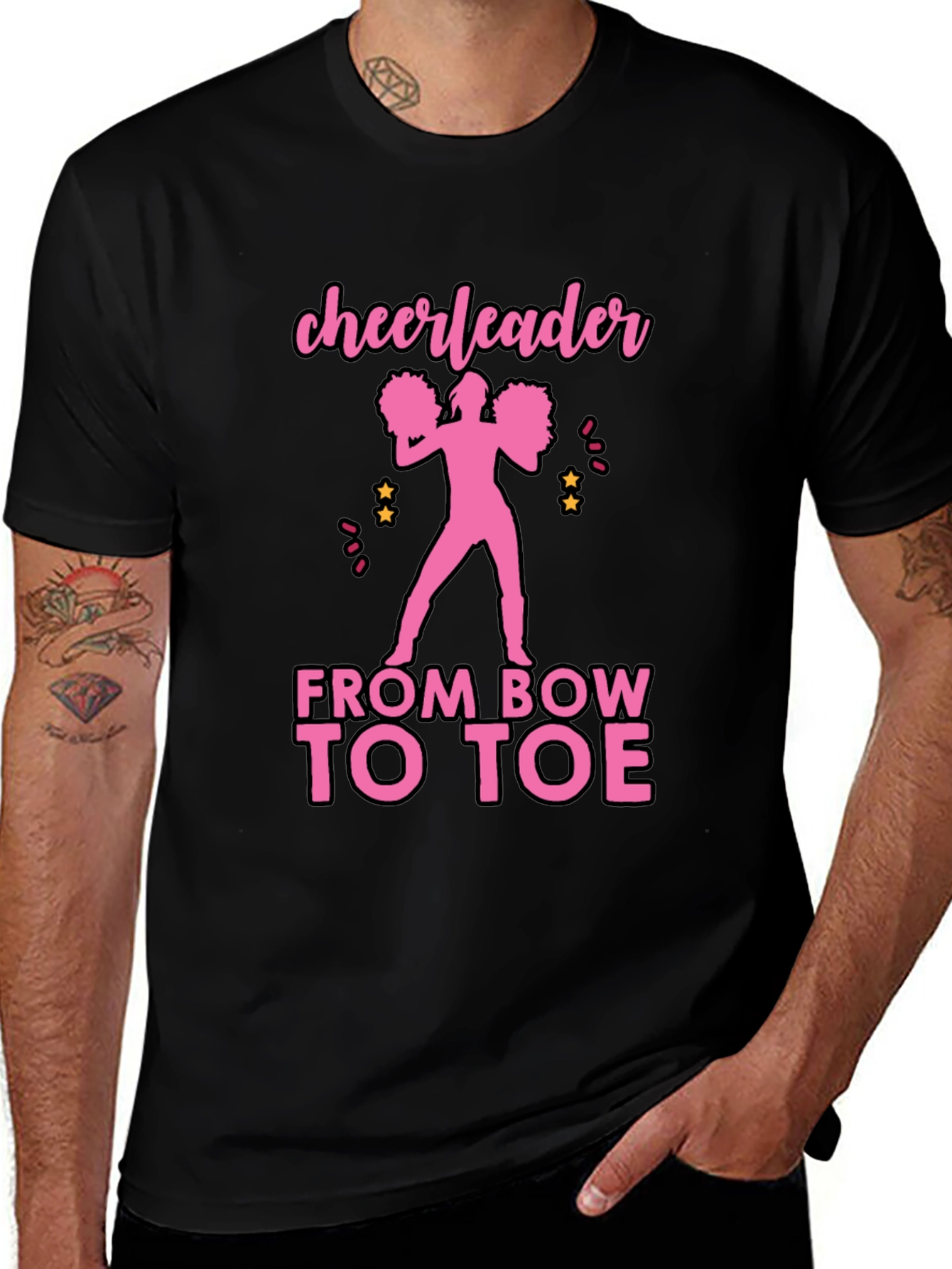 Cheerleader From Bow to Toe T-Shirt