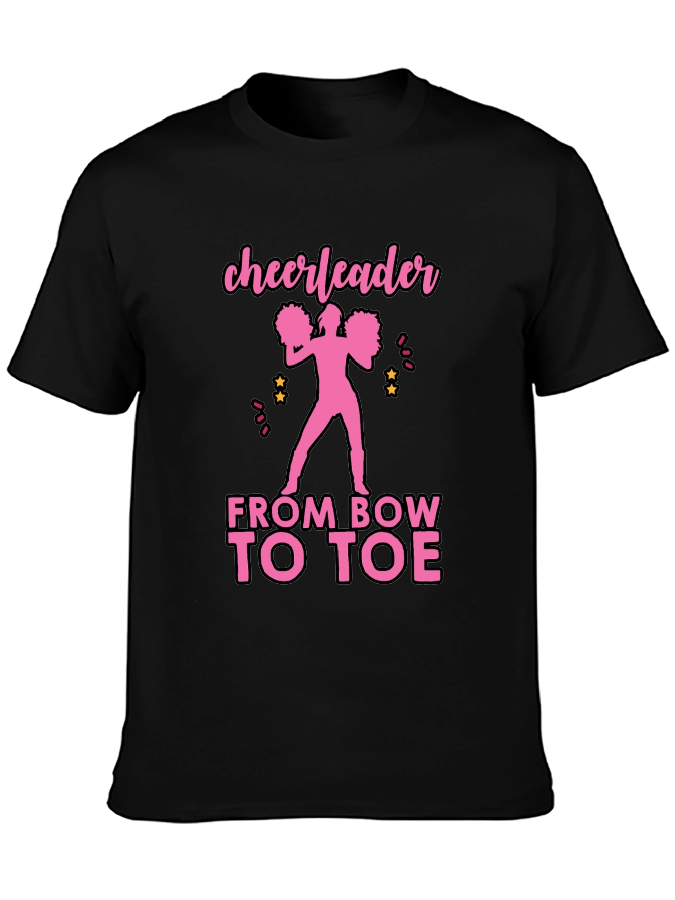 Cheerleader From Bow to Toe T-Shirt