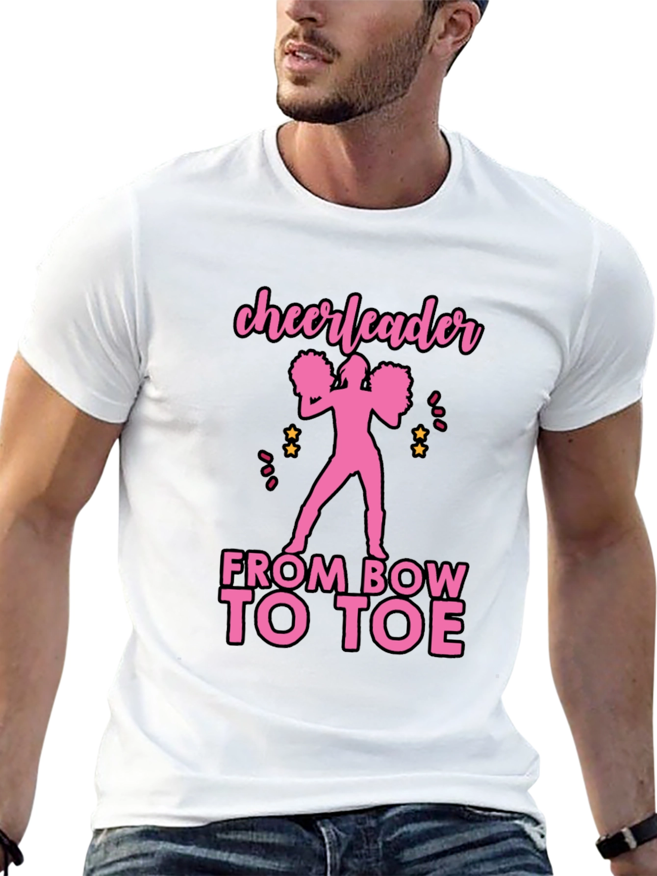 Cheerleader From Bow to Toe T-Shirt