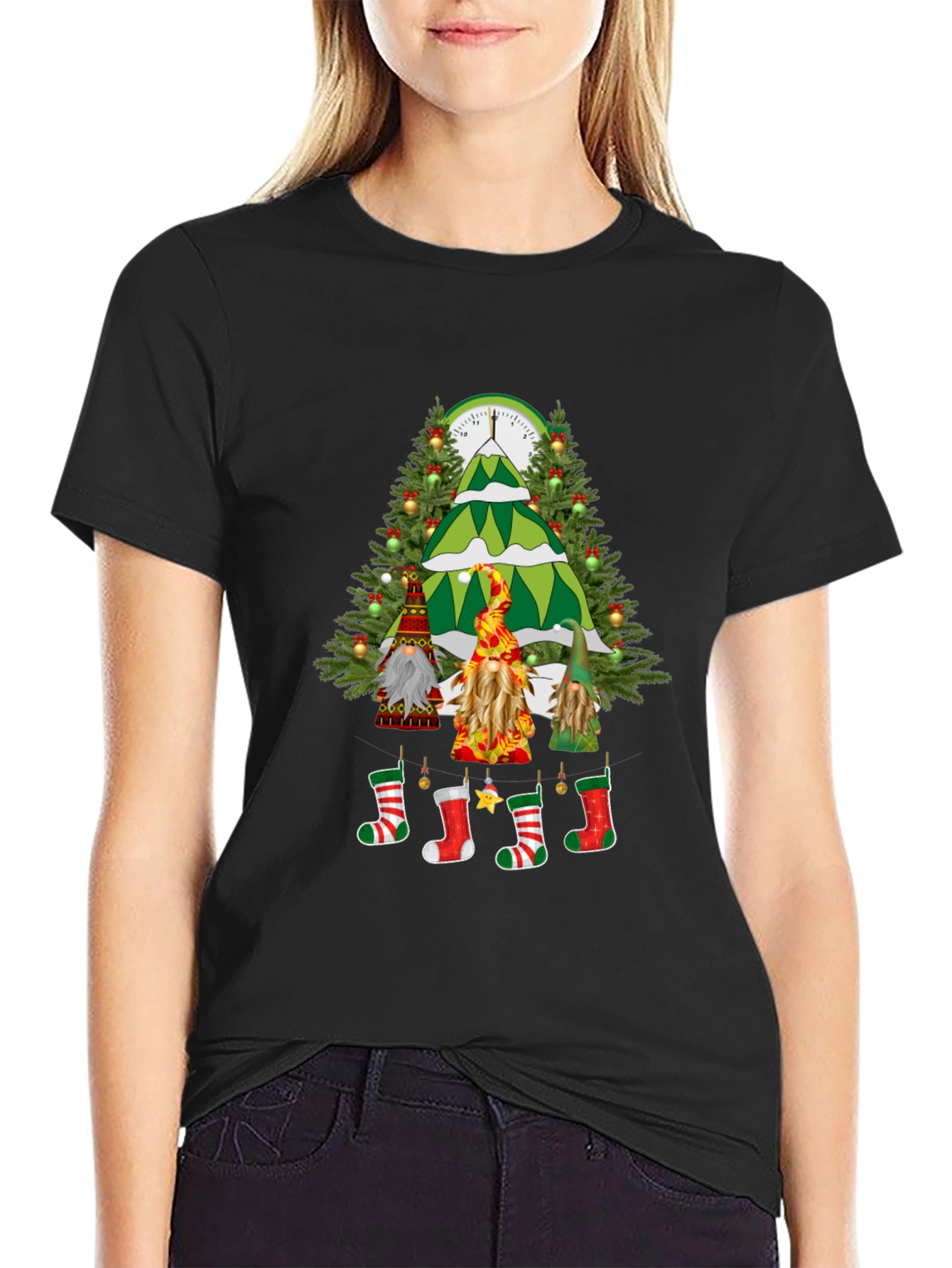 Festive Gnome Christmas T-Shirt