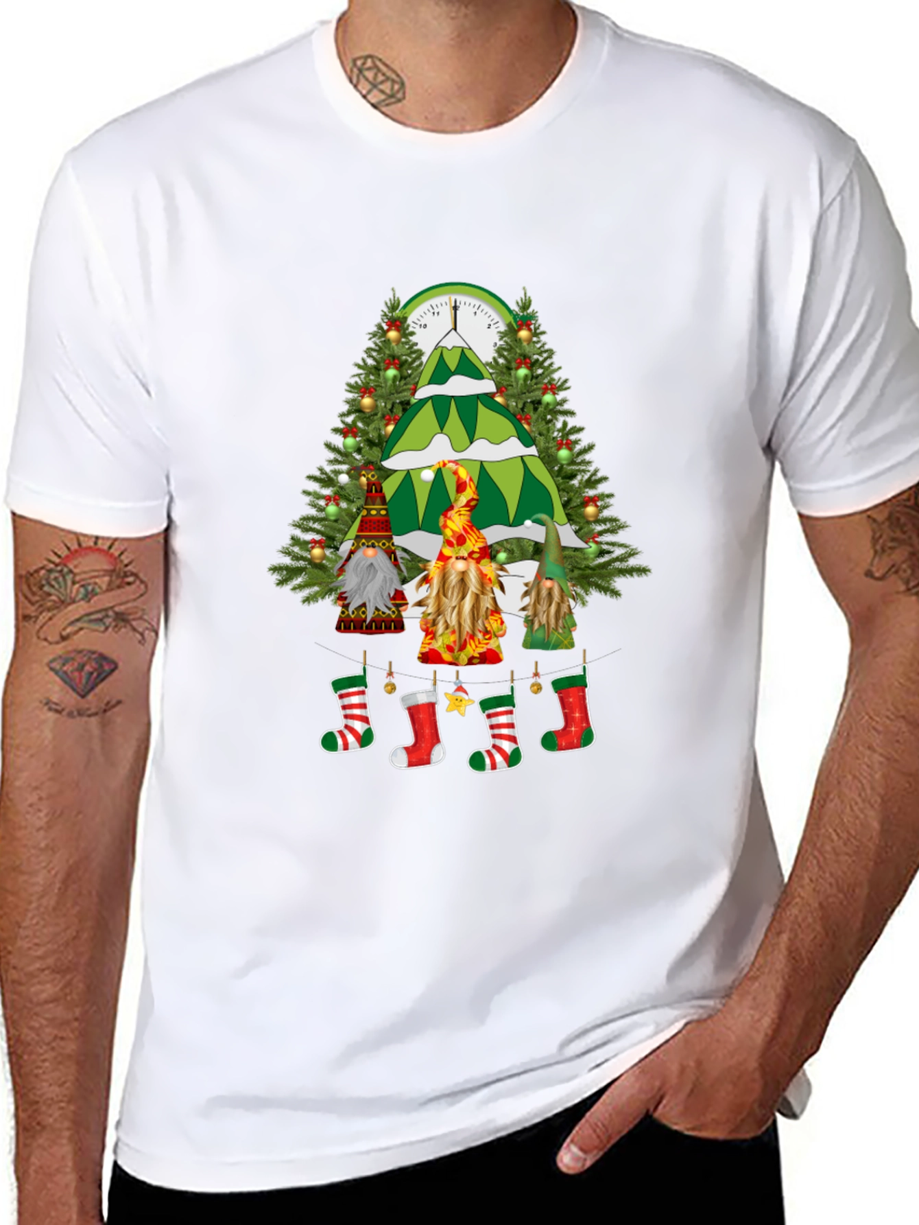 Festive Gnome Christmas T-Shirt