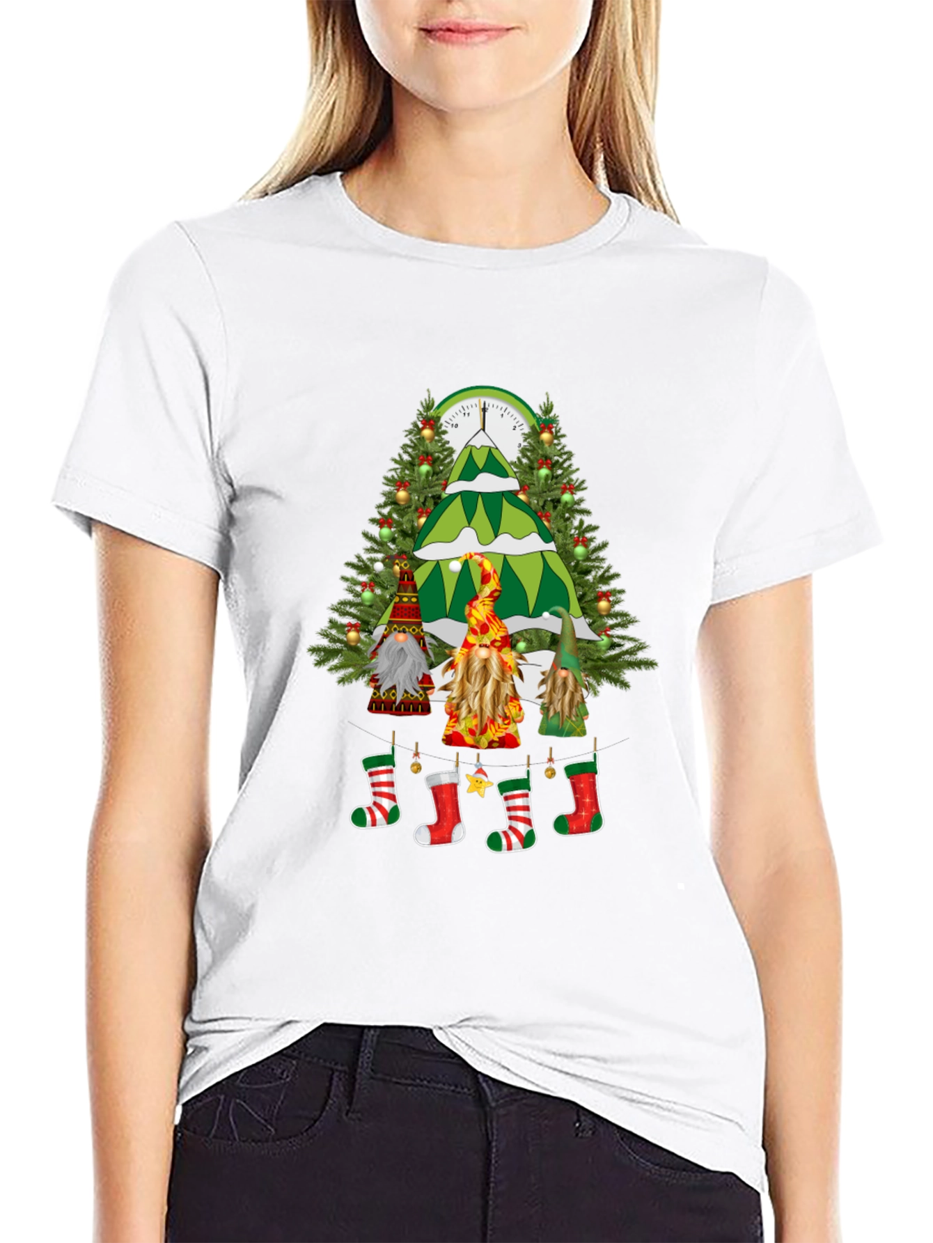 Festive Gnome Christmas T-Shirt