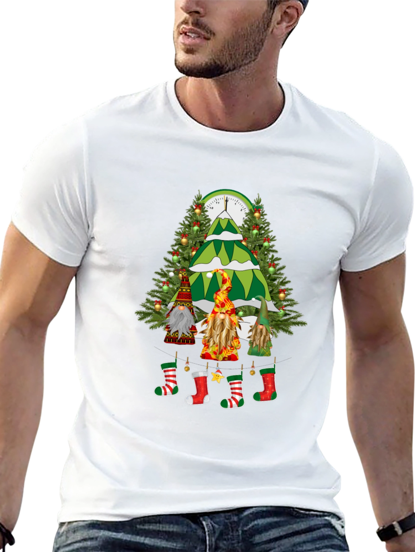 Festive Gnome Christmas T-Shirt