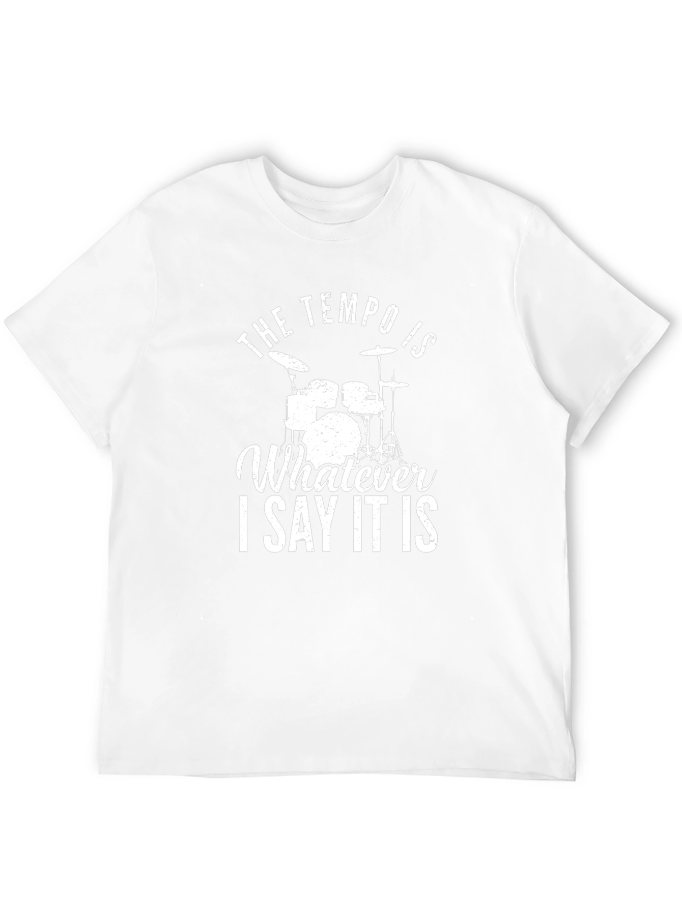 Tempo Drummer T-Shirt - Music Lover Gift