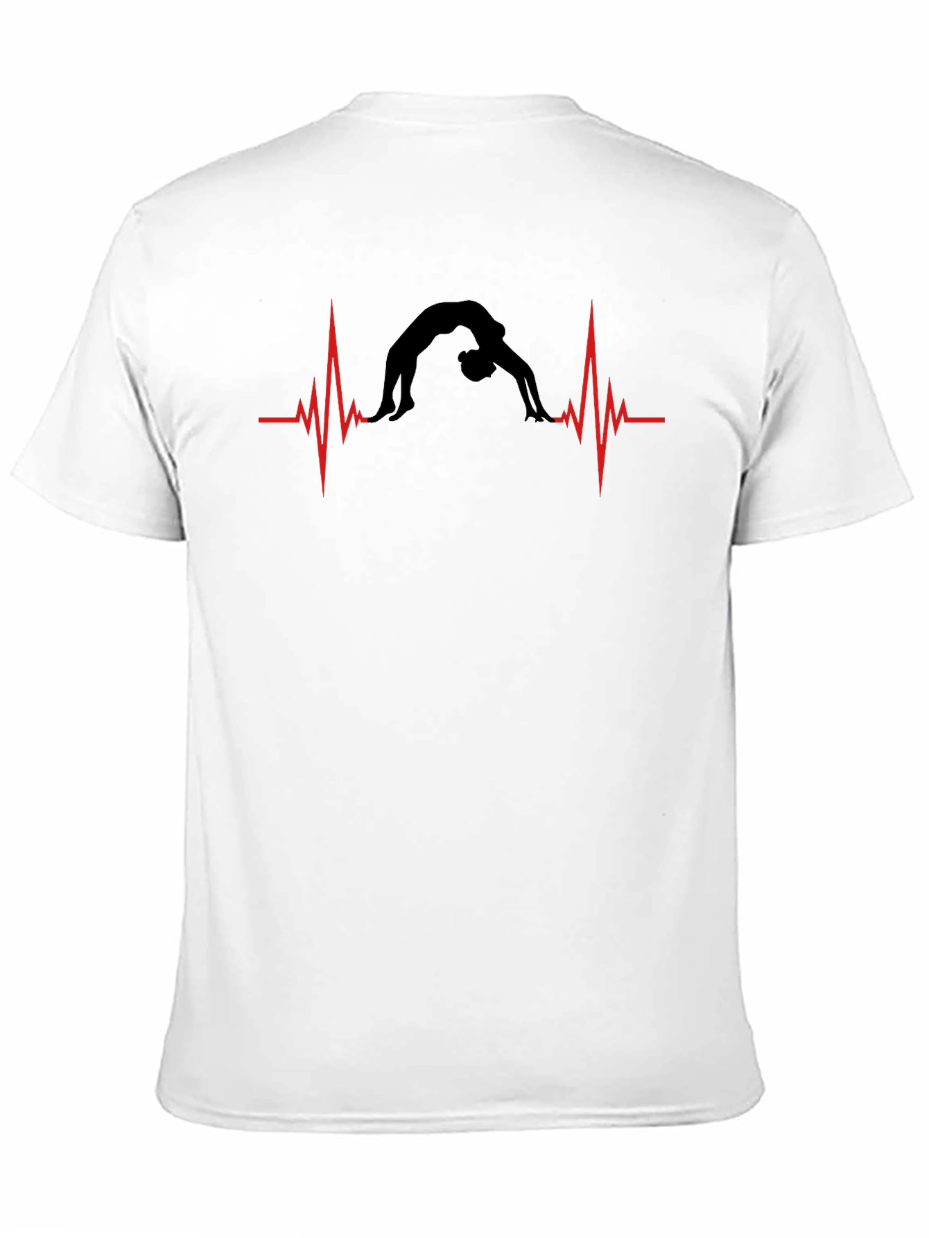 Gymnast Heartbeat T-Shirt - Black