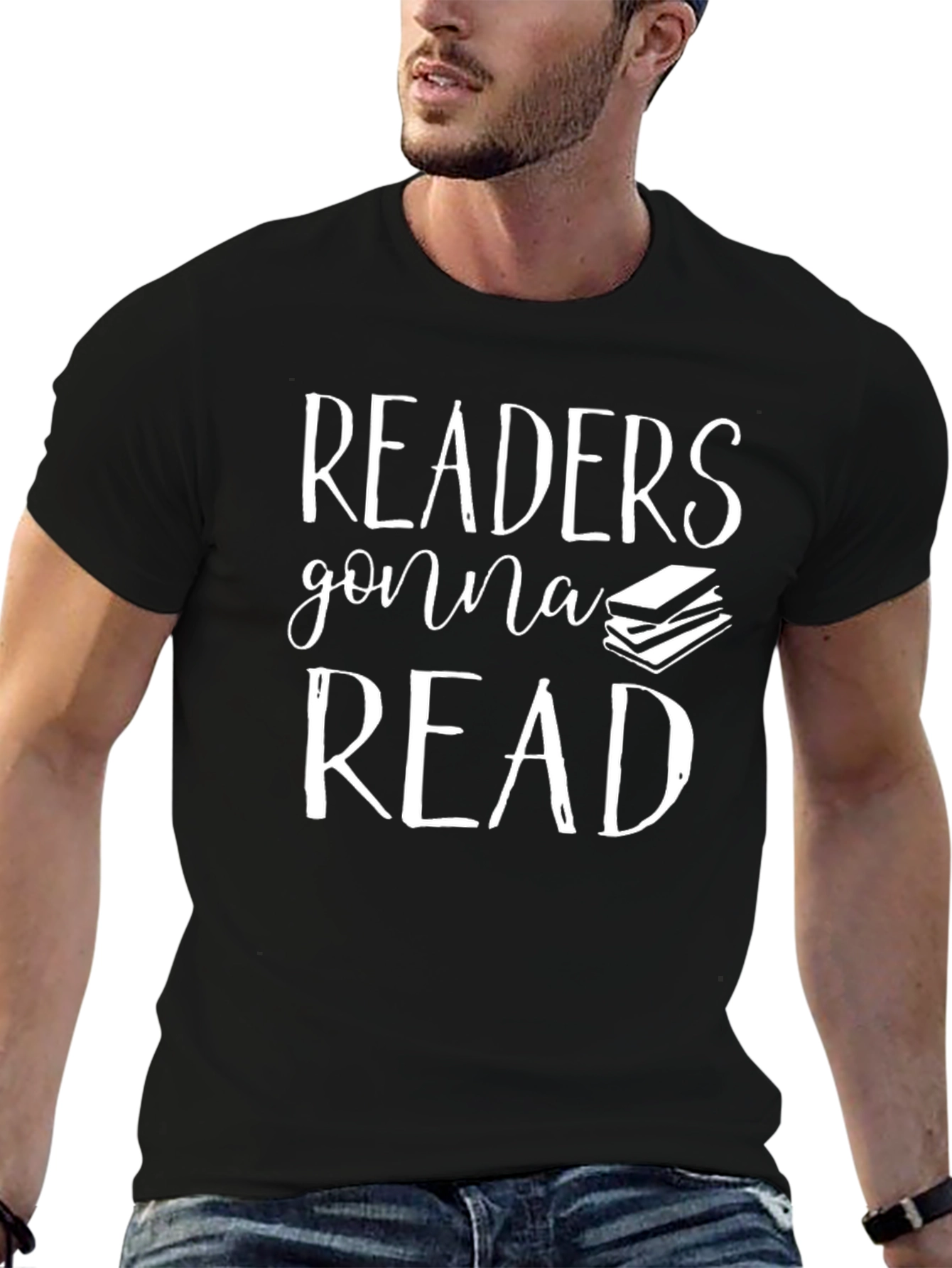 Readers Gonna Read - Unisex Black T-Shirt