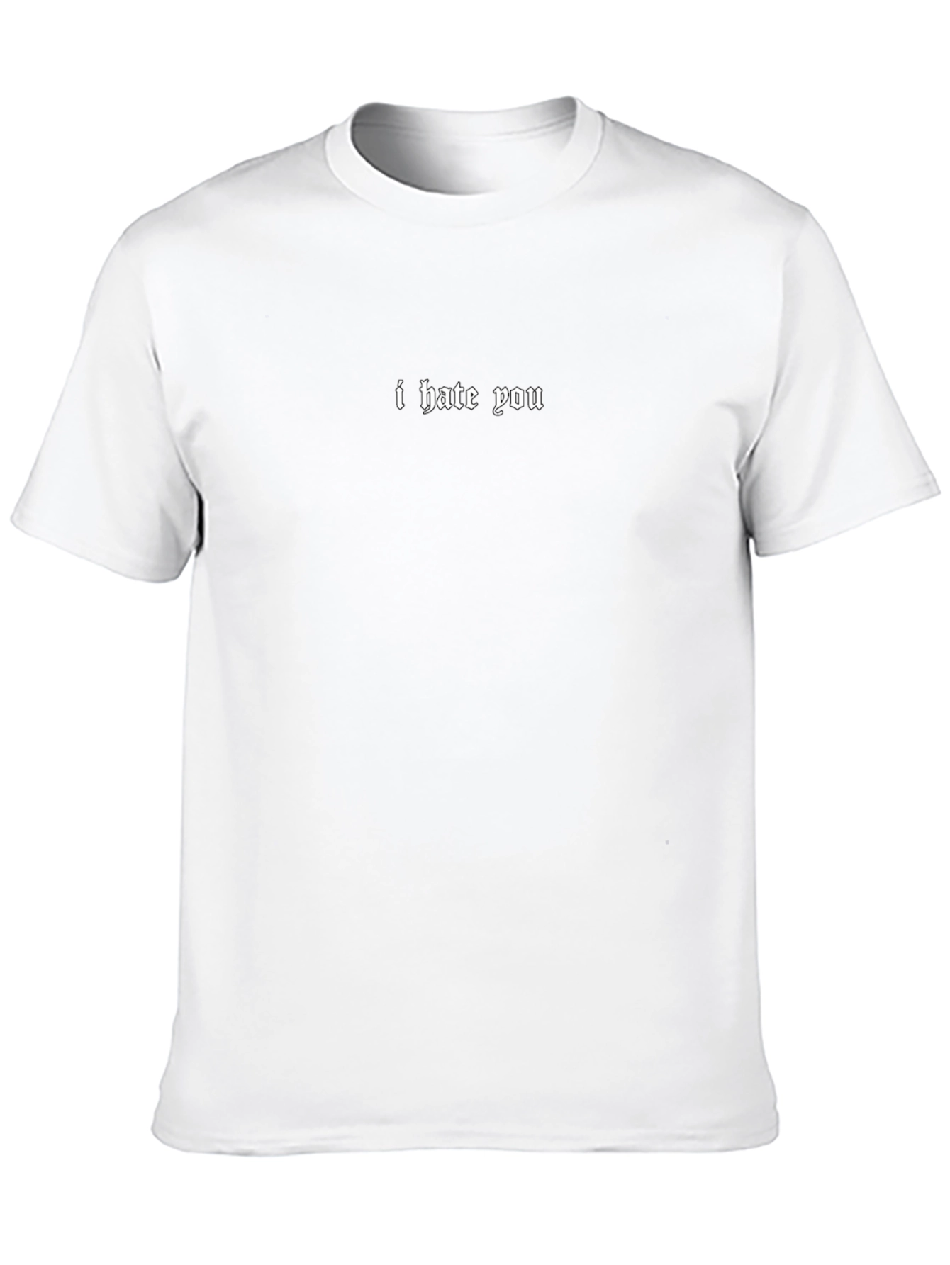 I Hate You T-Shirt - Mens Black Graphic Tee