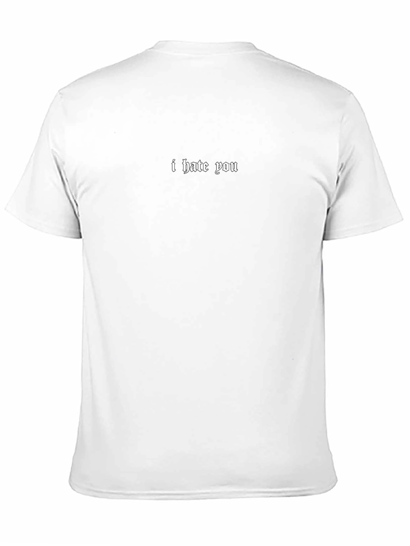 I Hate You T-Shirt - Mens Black Graphic Tee