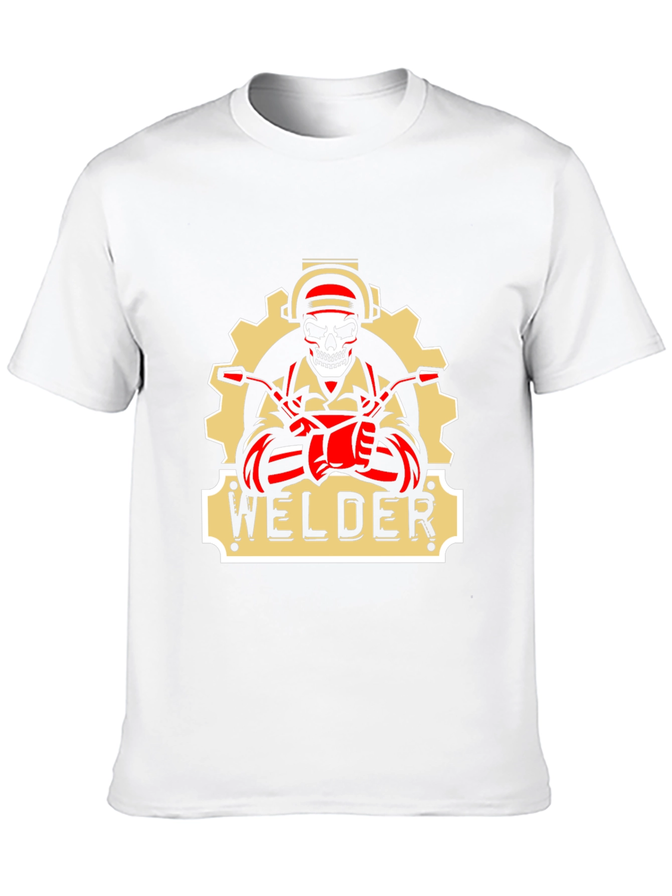 Welder Skull Graphic T-Shirt - Black