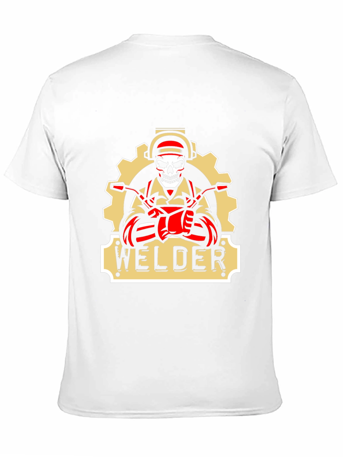 Welder Skull Graphic T-Shirt - Black