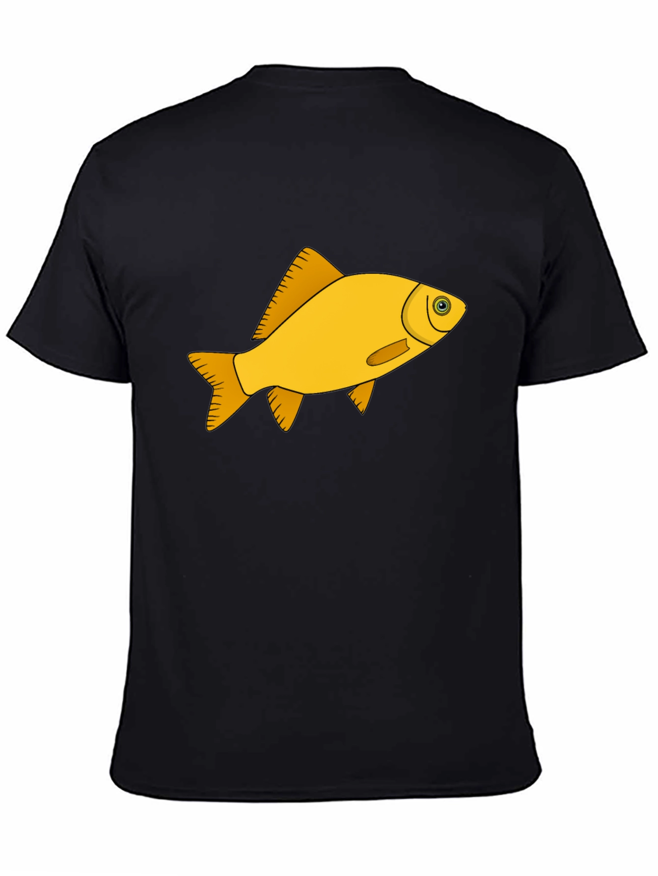 Goldfish Graphic T-Shirt - Black Cotton Tee