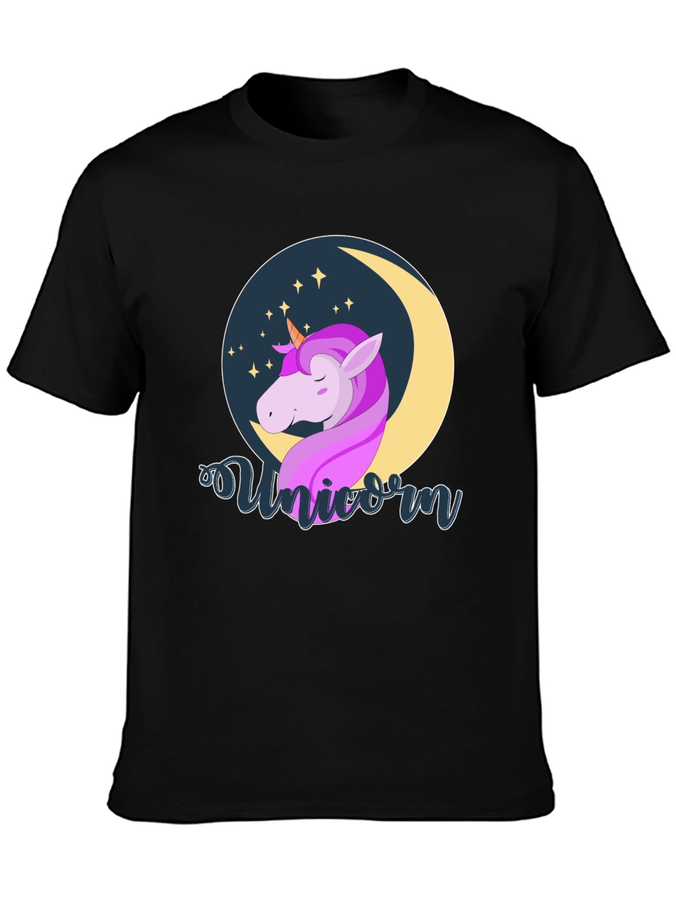 Unicorn Moon Graphic T-Shirt