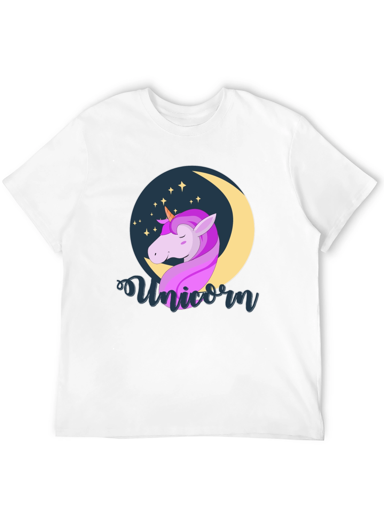 Unicorn Moon Graphic T-Shirt