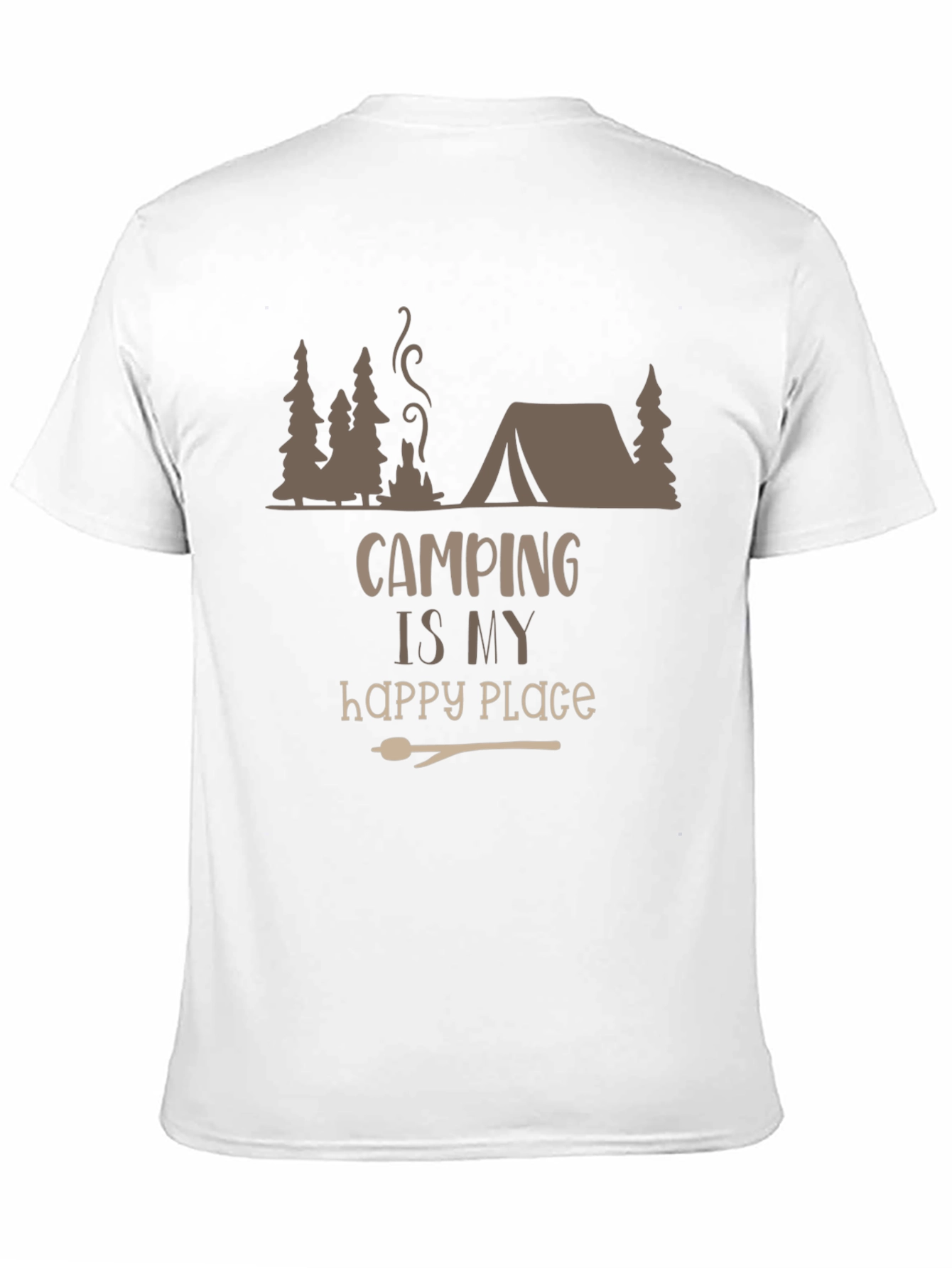 Camping Is My Happy Place Graphic Tee