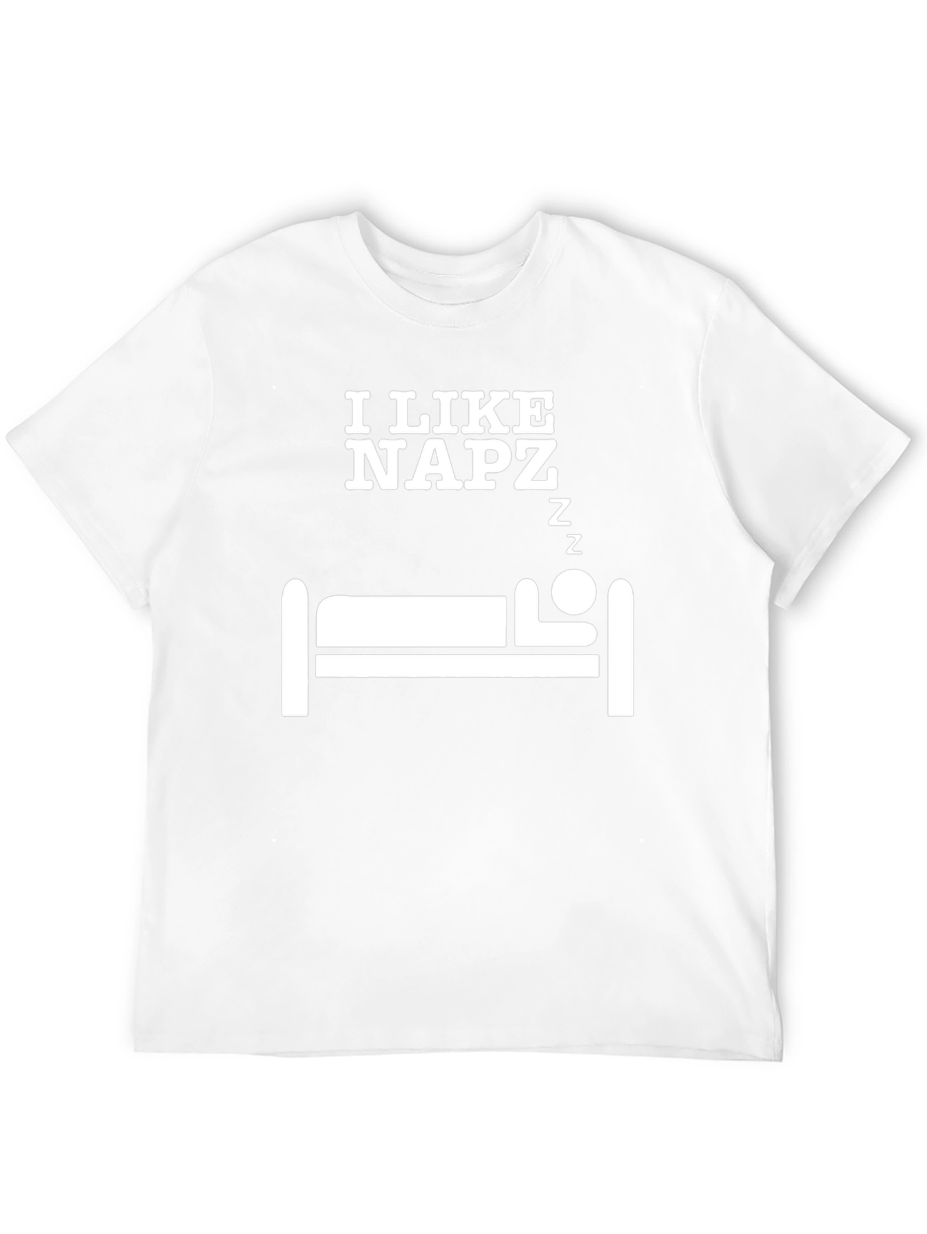 I Like Napz Black Graphic T-Shirt