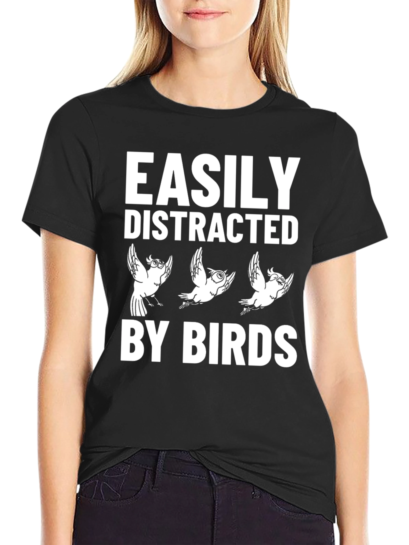 Easily Distracted By Birds T-Shirt