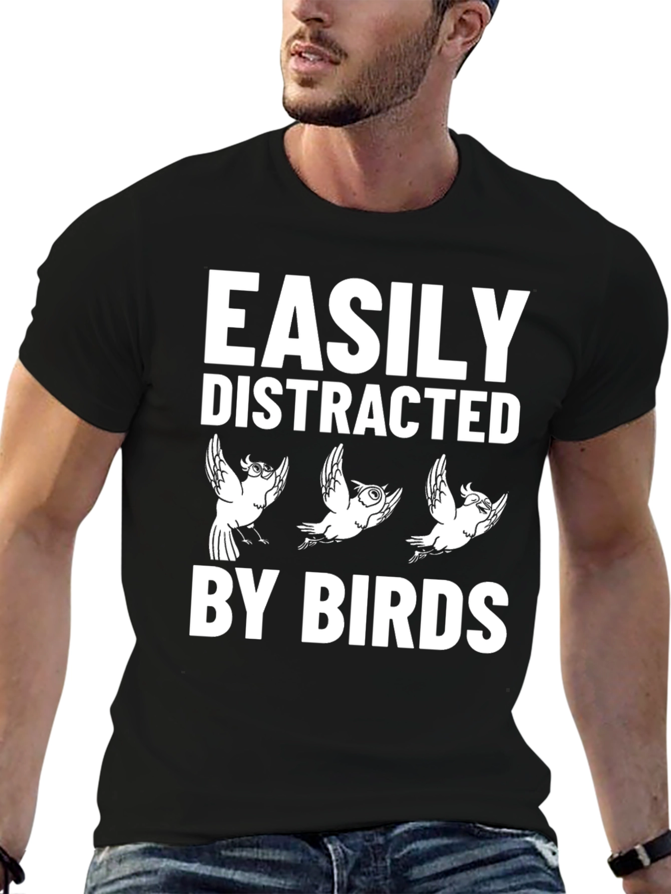 Easily Distracted By Birds T-Shirt